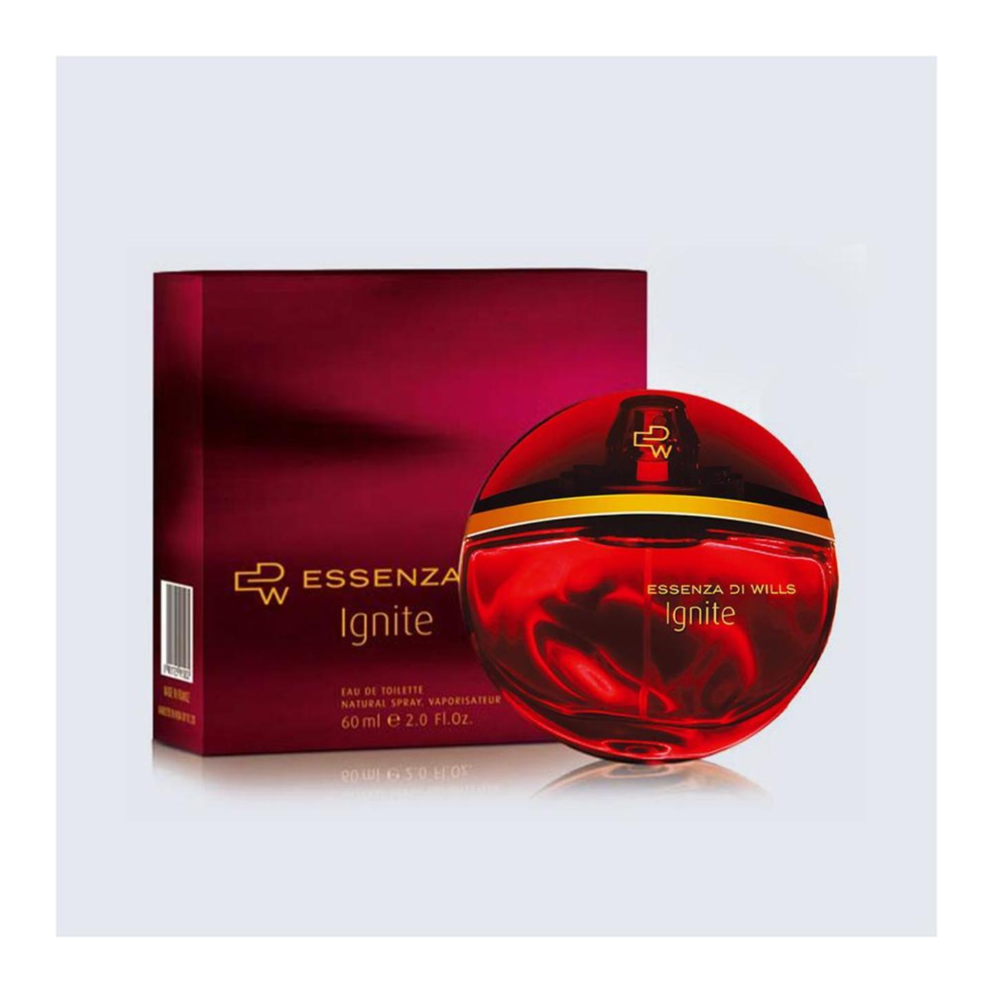 Essenza Di Wills Ignite EDT for Women, 60ml ESSENZA DI WILLS (FRAGRANCE)