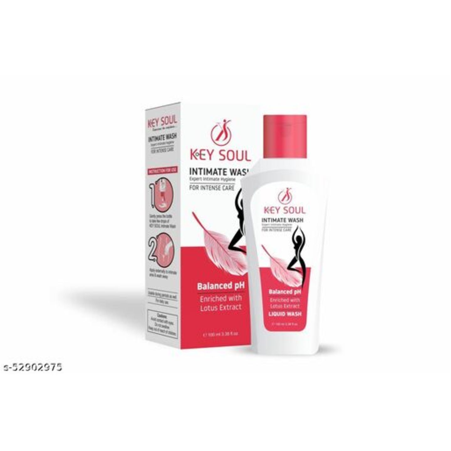 KEY SOUL INTIMATE WASH SIZE 100 ML-pack of 2