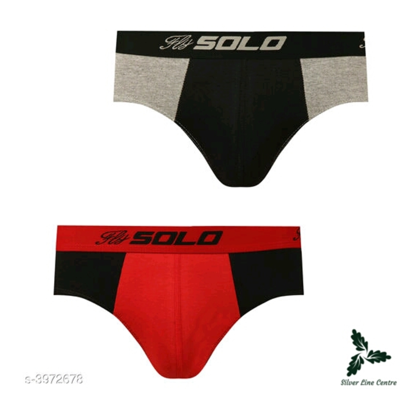Comfy Mens Solid Cotton Brief Size & Price Variable see chart
