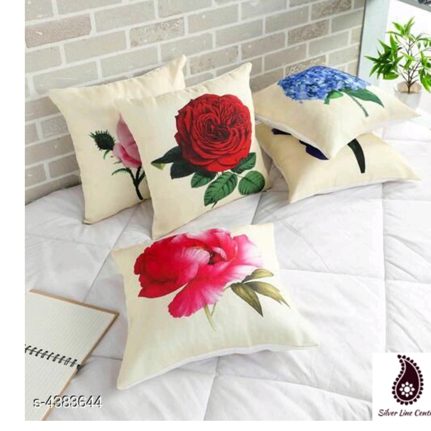 Ravishing Style Cushion Cover Jute 5 pcs