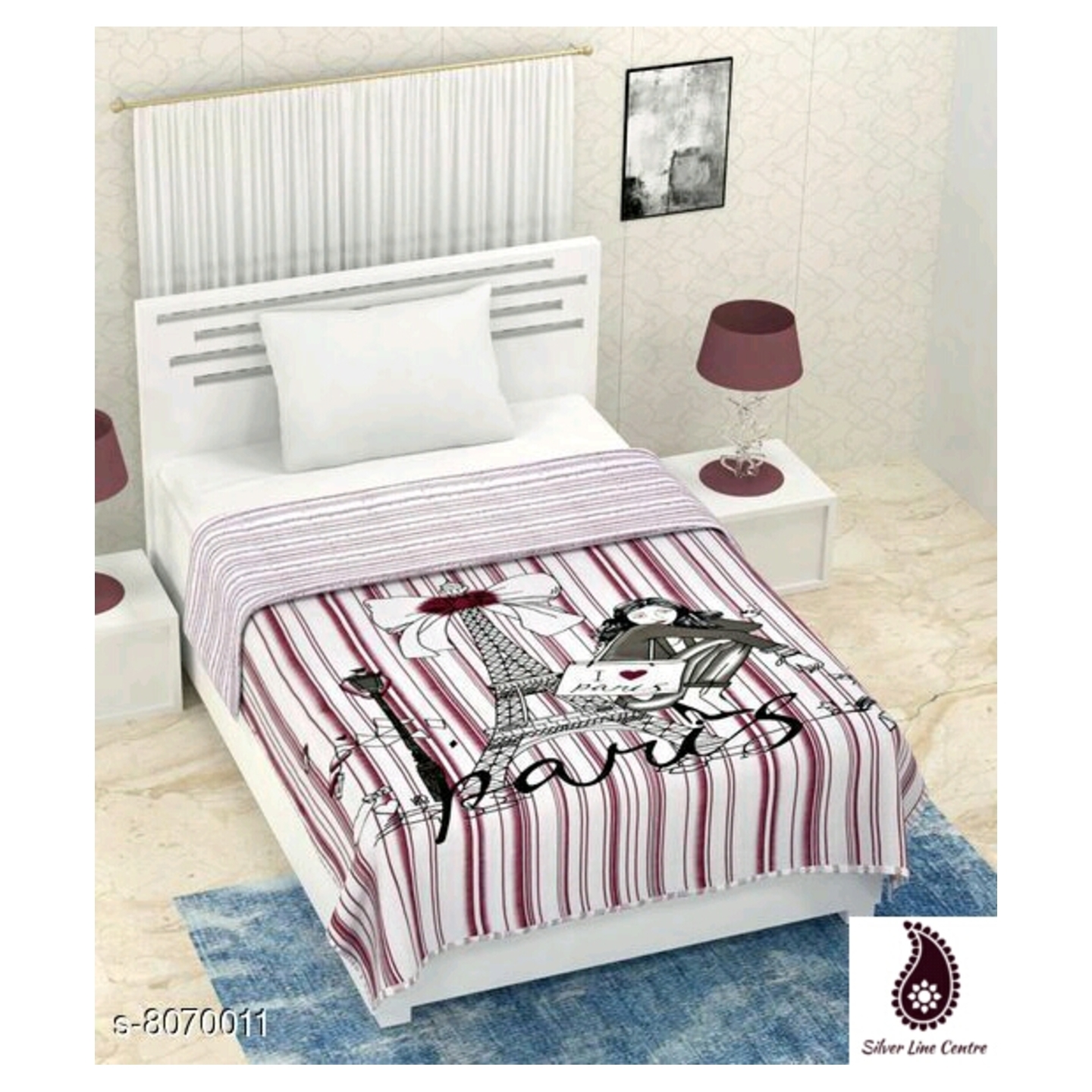 Elegant Fancy Blankets- 2 Pcs