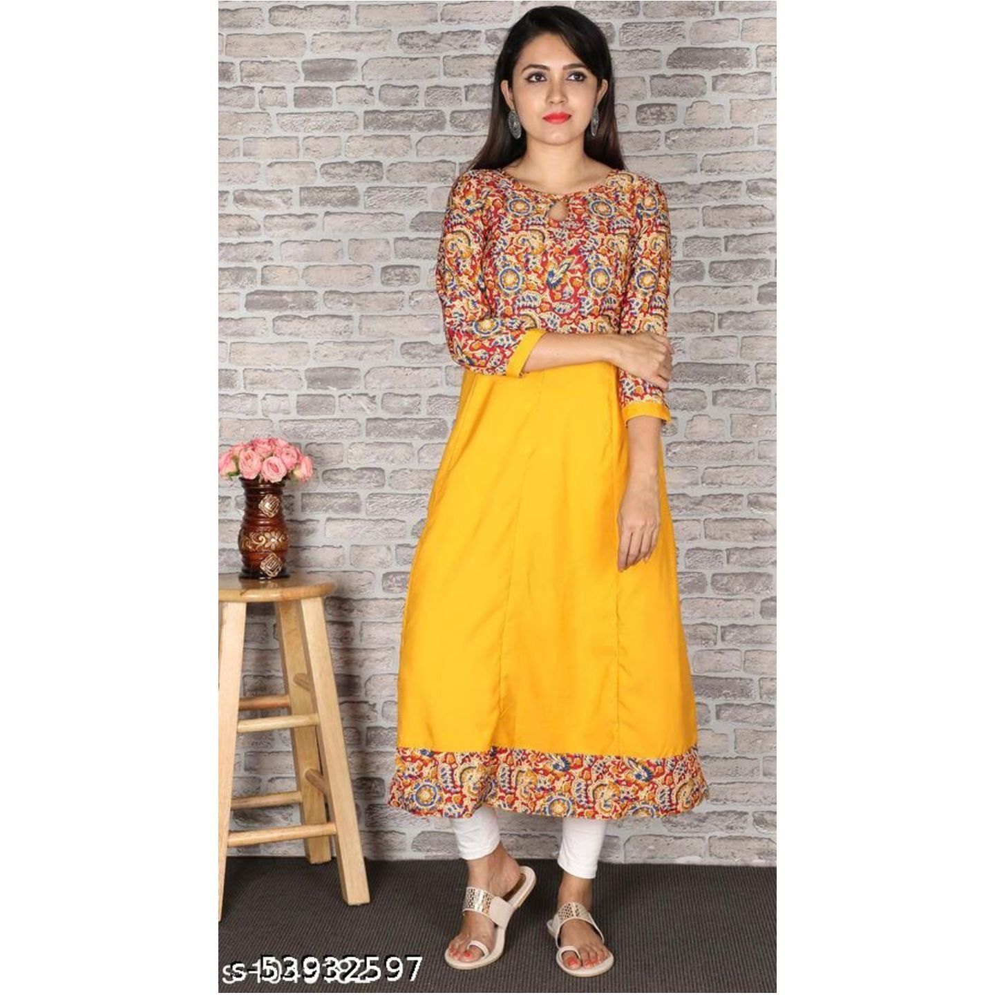 Women's Printed Anarkali Kurti