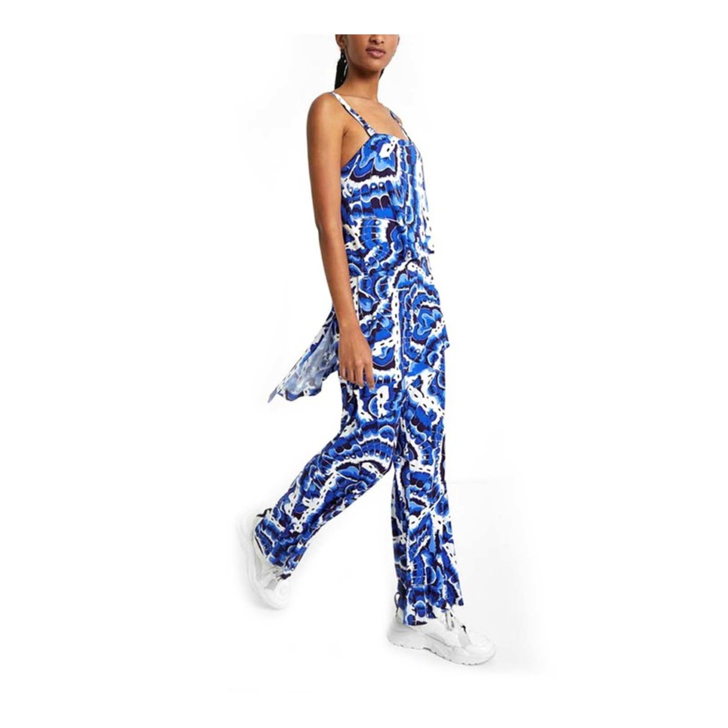 DESIGUAL Blue Regular Fit Jumpsuits