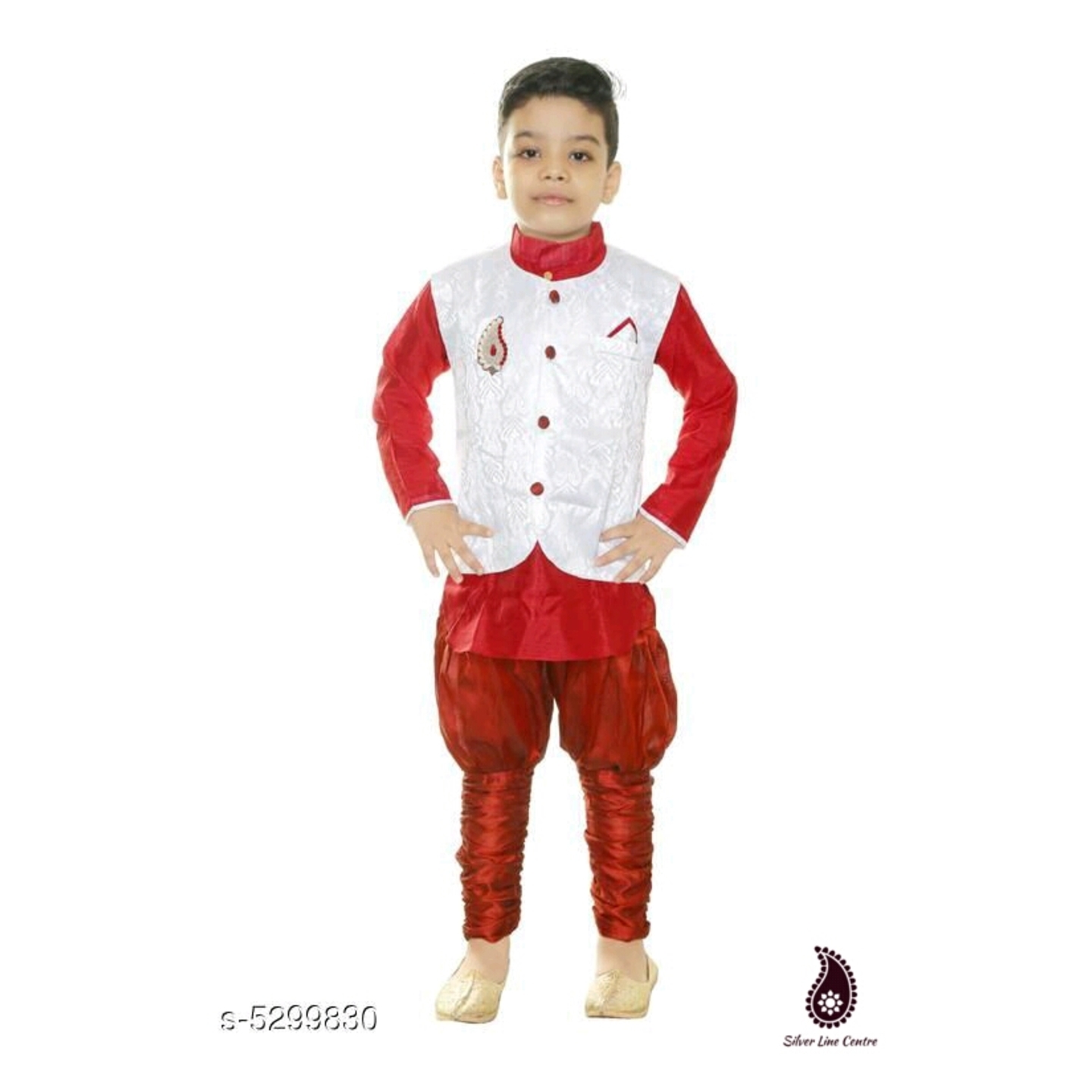 Doodle Trendy Cotton Kid Boy's Sherwani Set