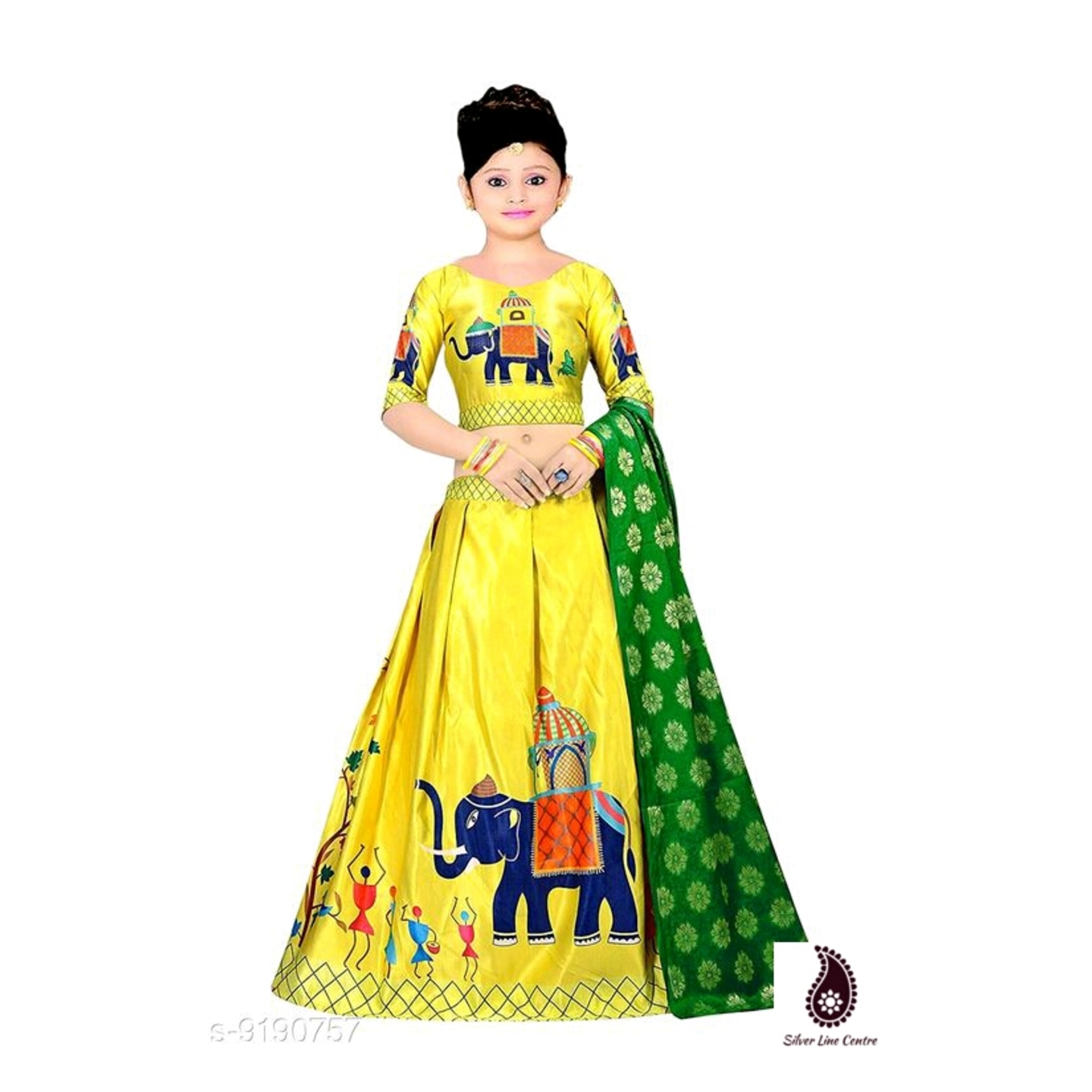 Girl's Digital Printed Lehenga Choli