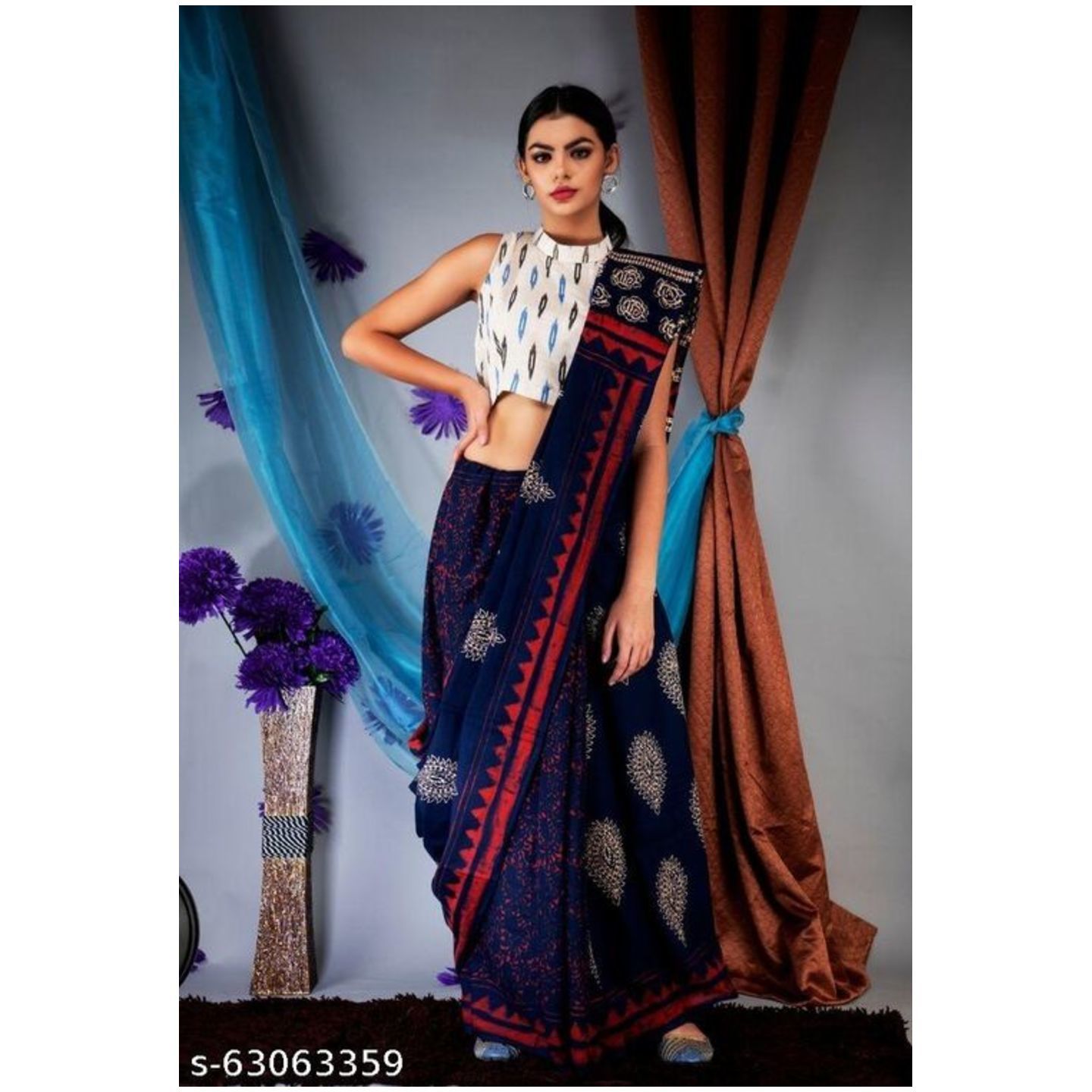 Kalixta classy saree size Free Size