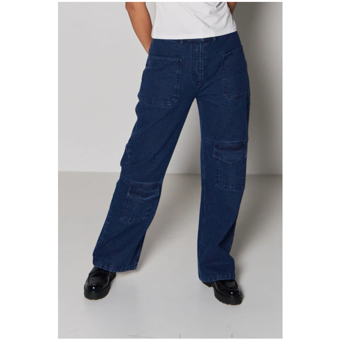 Denim Straight Pants 