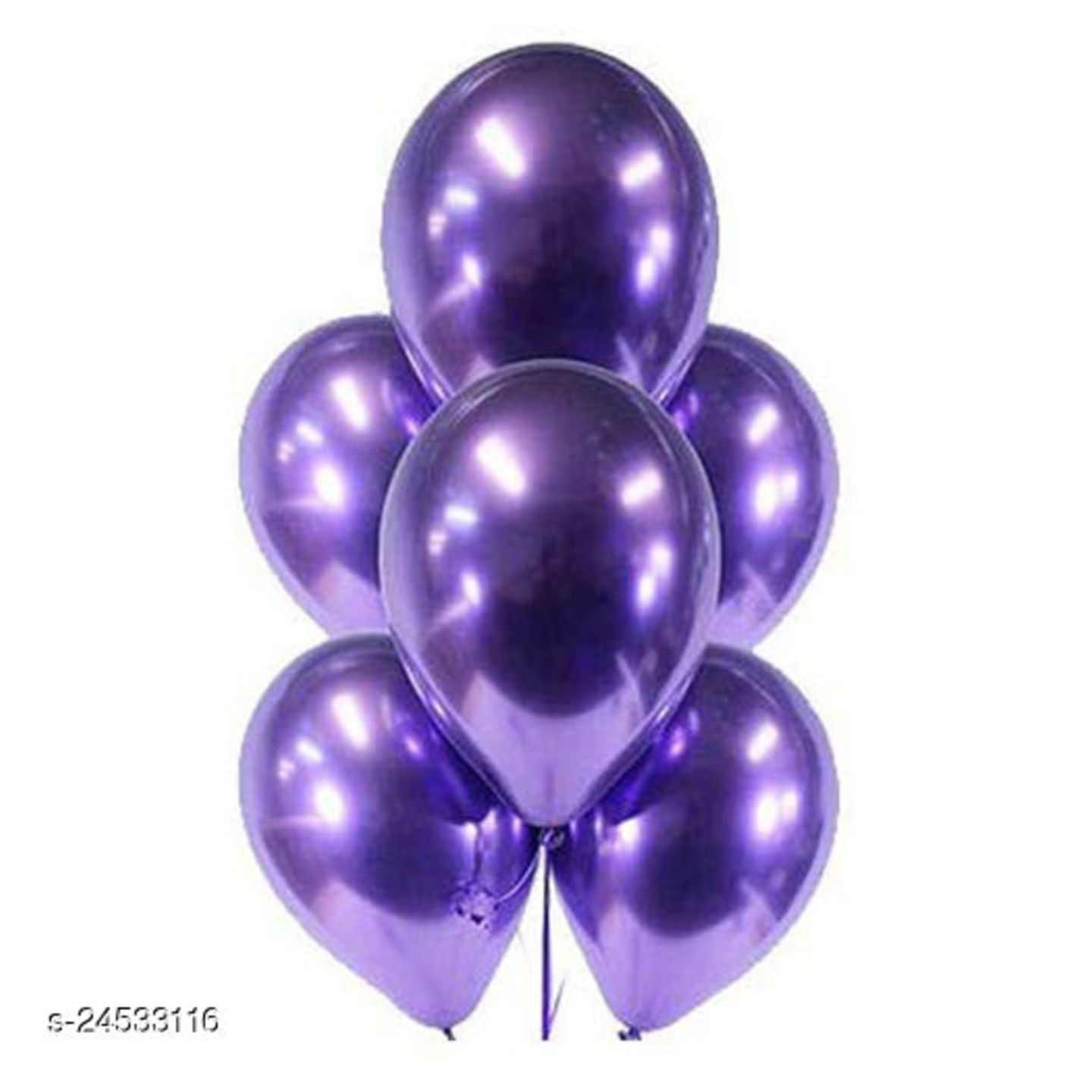 Chrome Balloons Purple Pack Of 5 For Birthdays Anniversaries Weddings