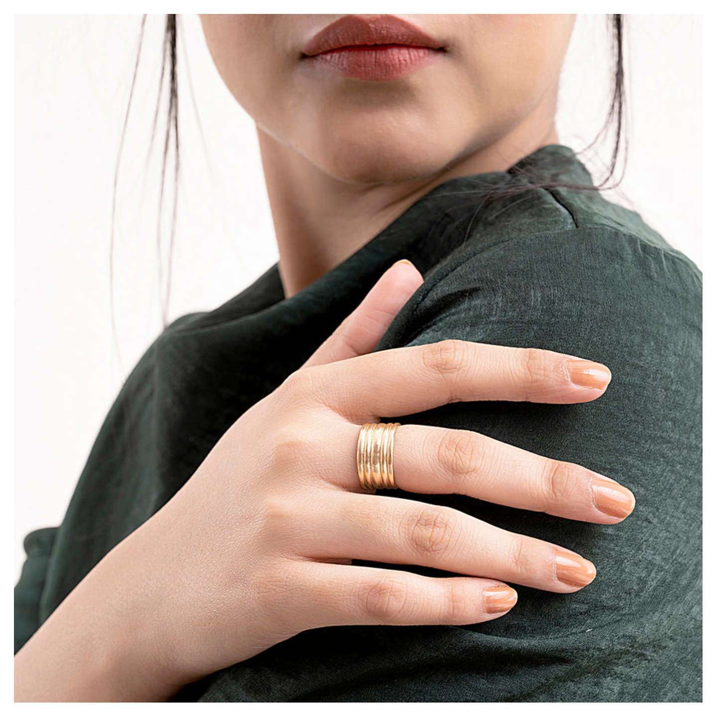 Chunky Adjustable Ring - Gold