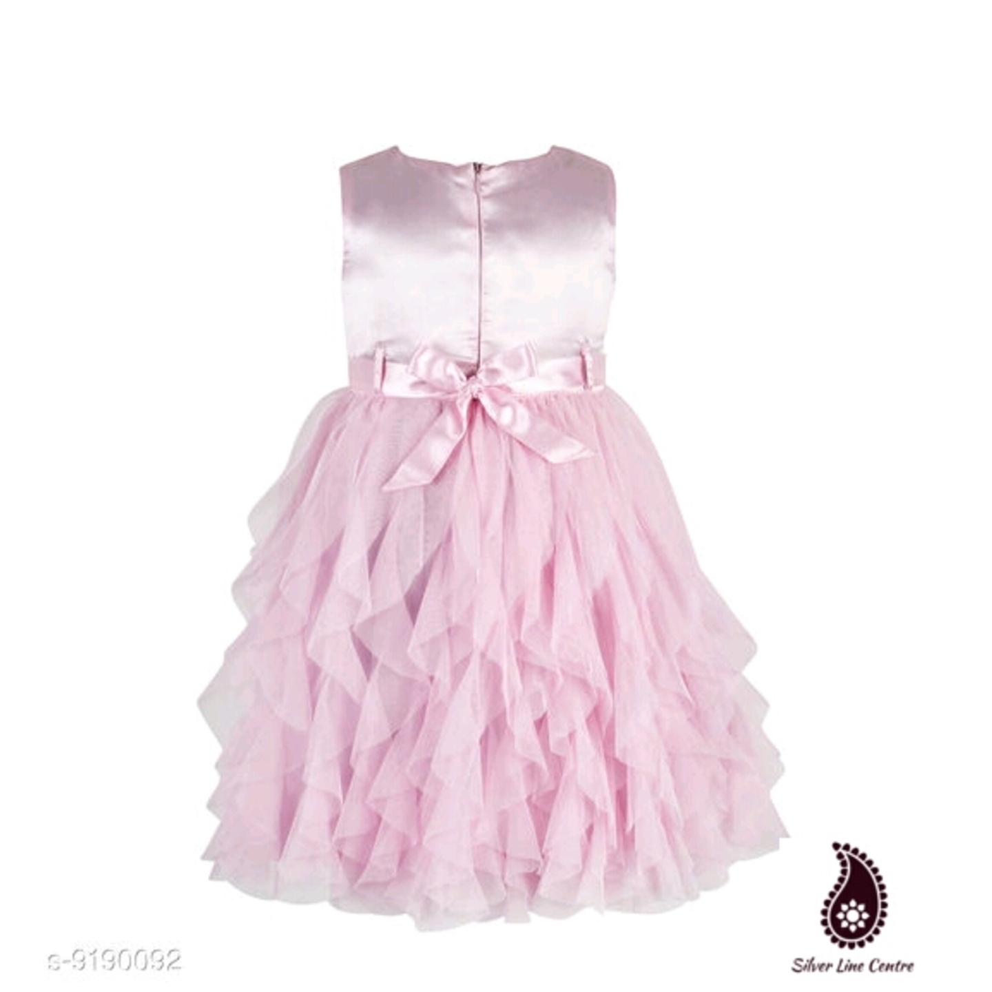 Girl's Water Fall Partywear Dress