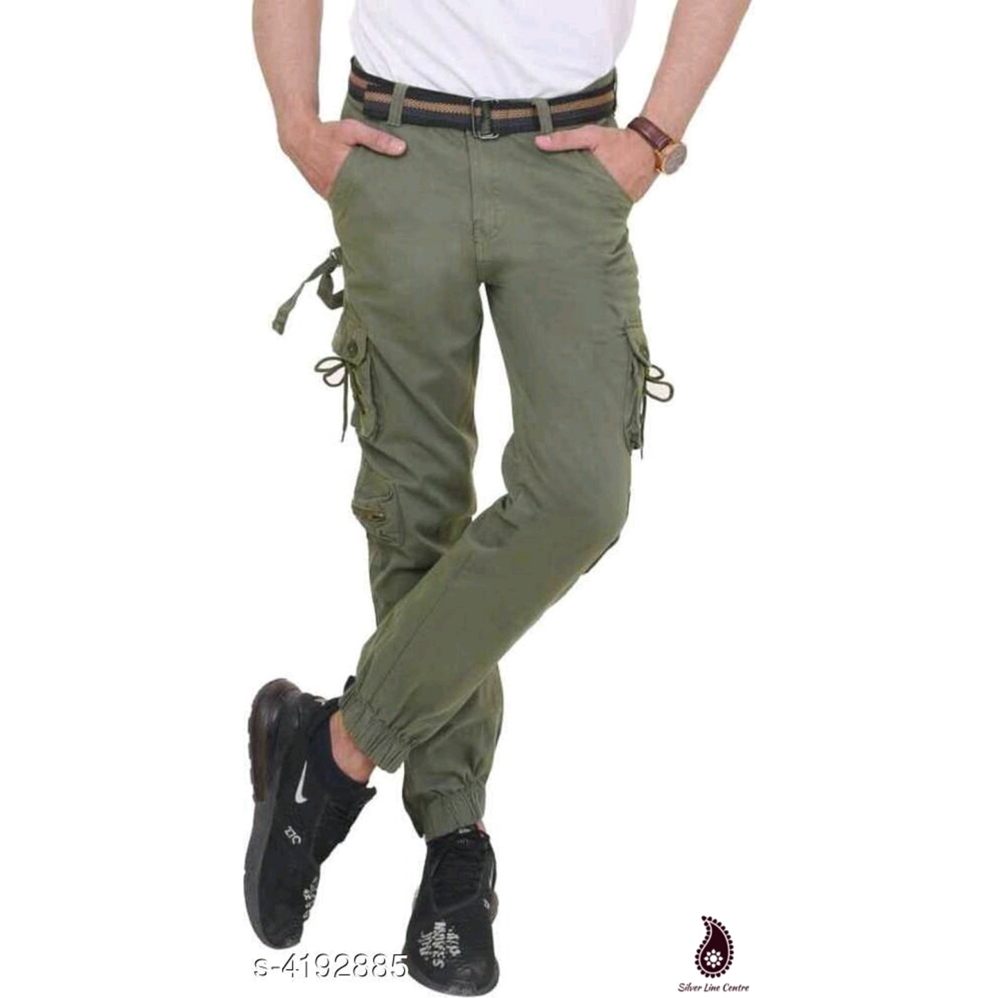 Comfy Cotton Men's Cargo Joggers