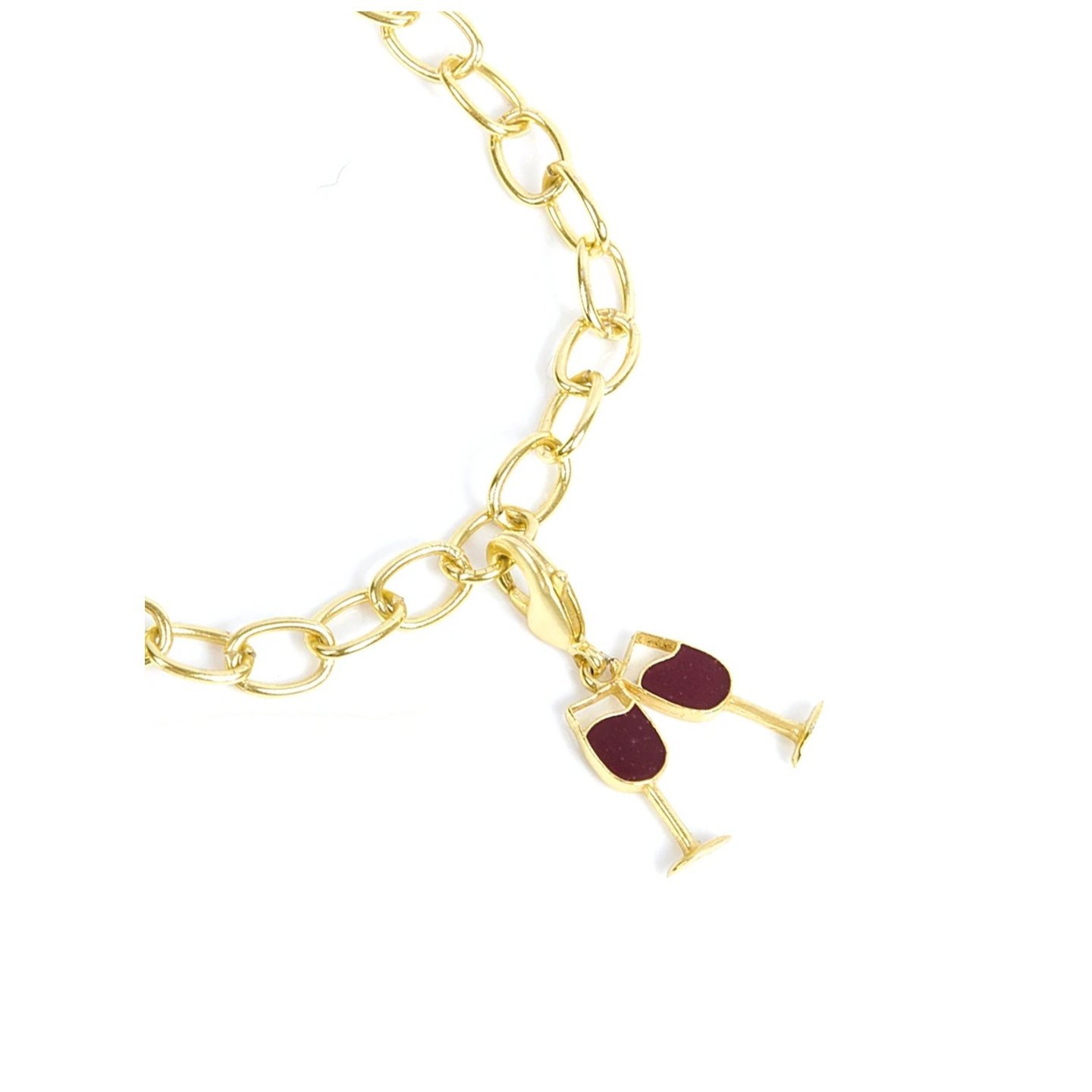 Wine Lover Charm- Necklace