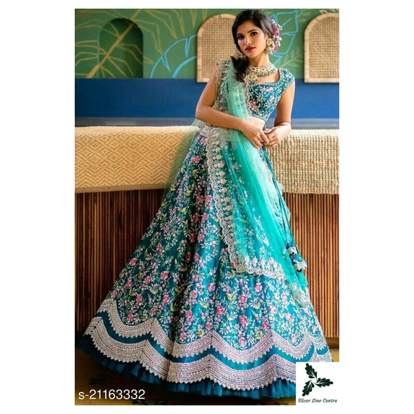 Myra Drishya Women Lehenga*-Semi -Stitched