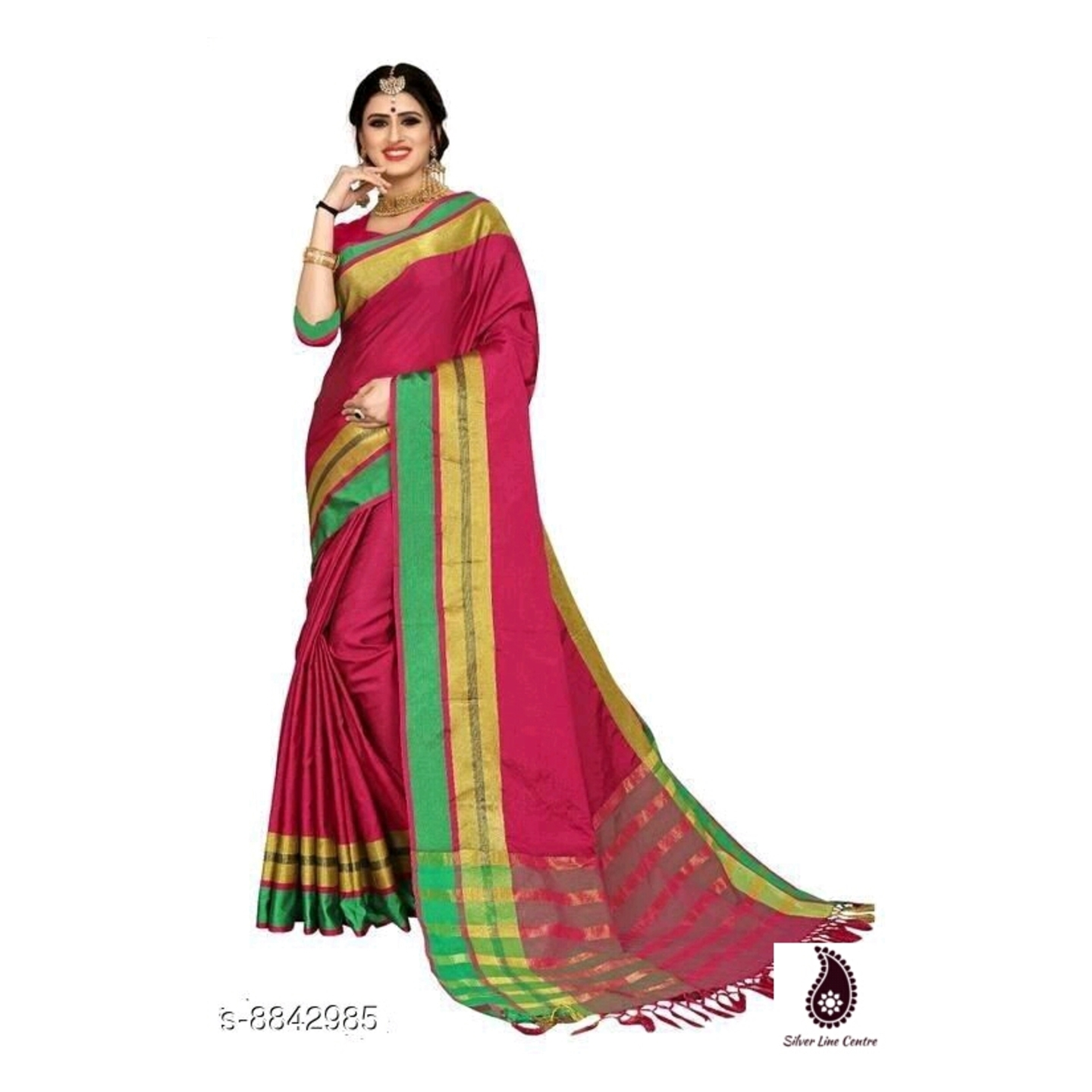 Womens Superb Soft Cotton Jivika Saree