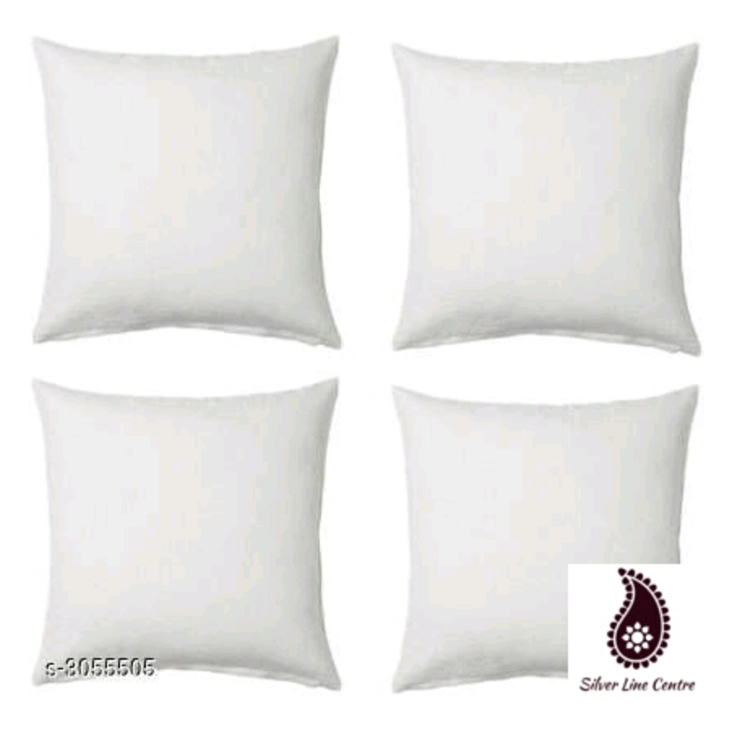 Comfy Solid Cushions 4 pcs