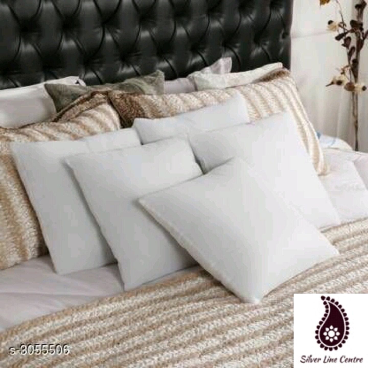 Comfy Solid Cushions 5 pcs