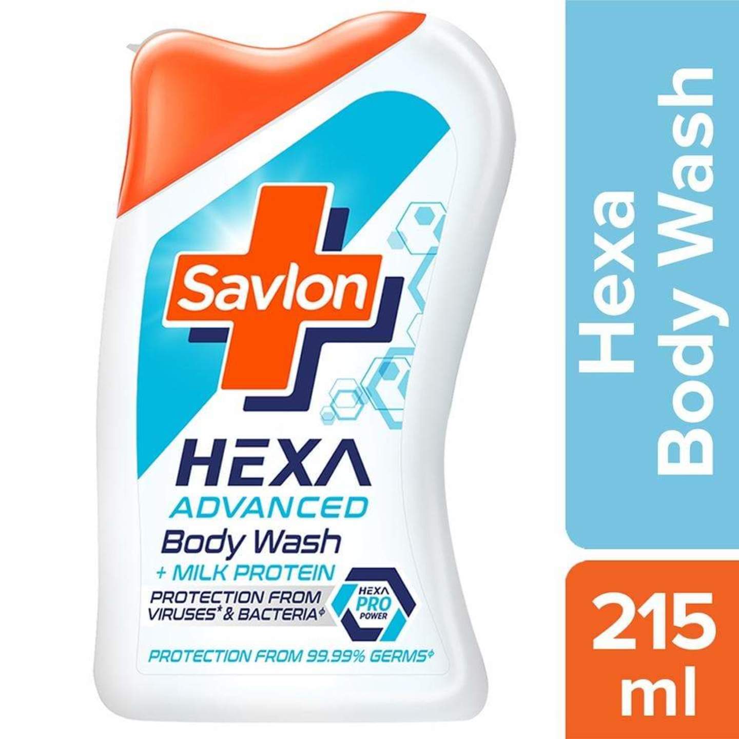 Savlon Hexa Advanced Body Wash with Milk Protein, 215ml