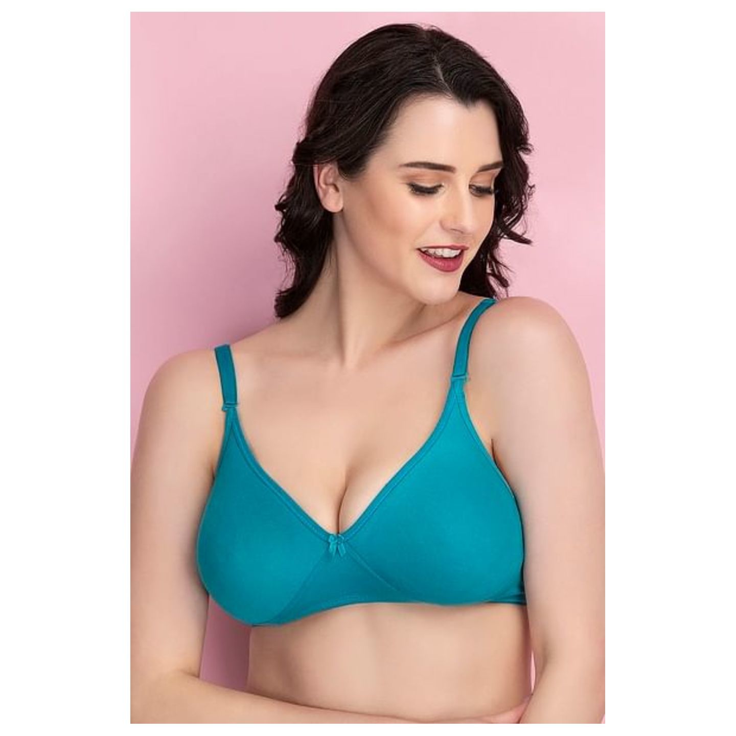 Cotton Rich Soft Padded Non-Wired Multiway T-shirt Bra