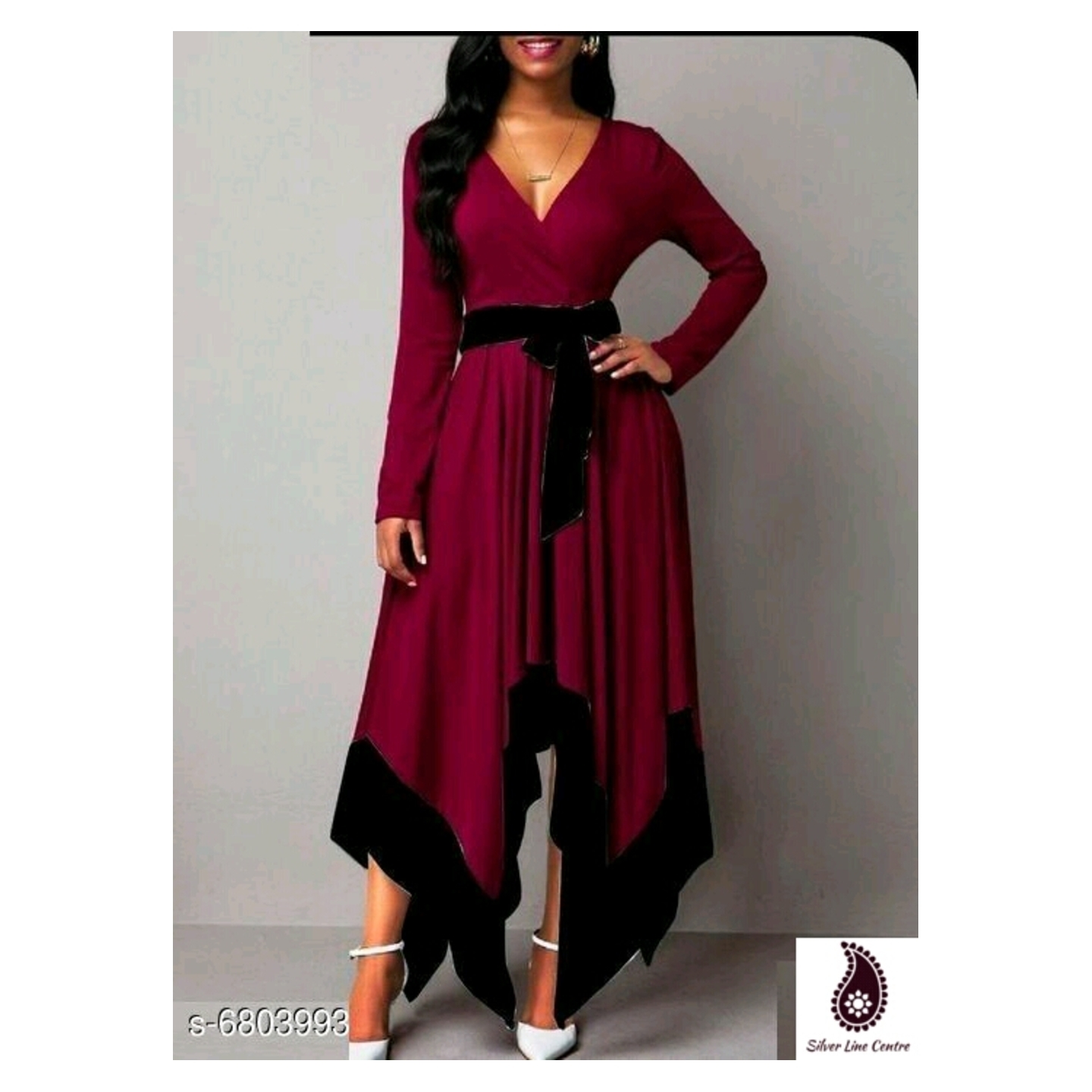 Women's Solid Gown Dress