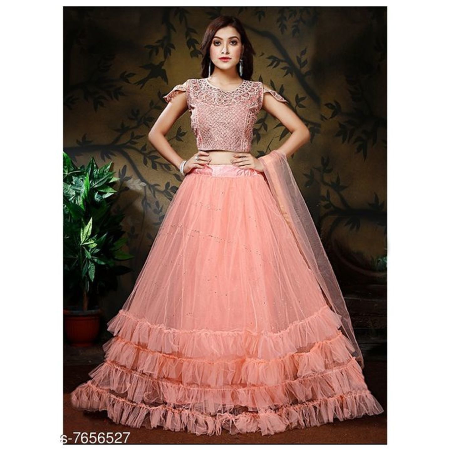 Abhisarika  Net Heavy  Lehenga Choli 