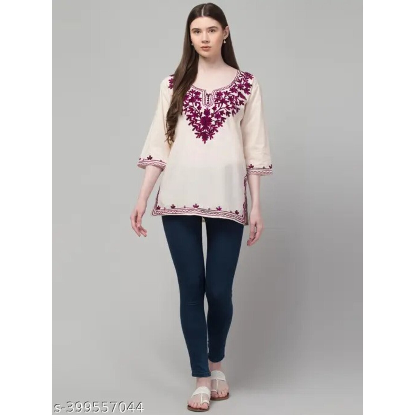Kashmiri Short Top for Women 