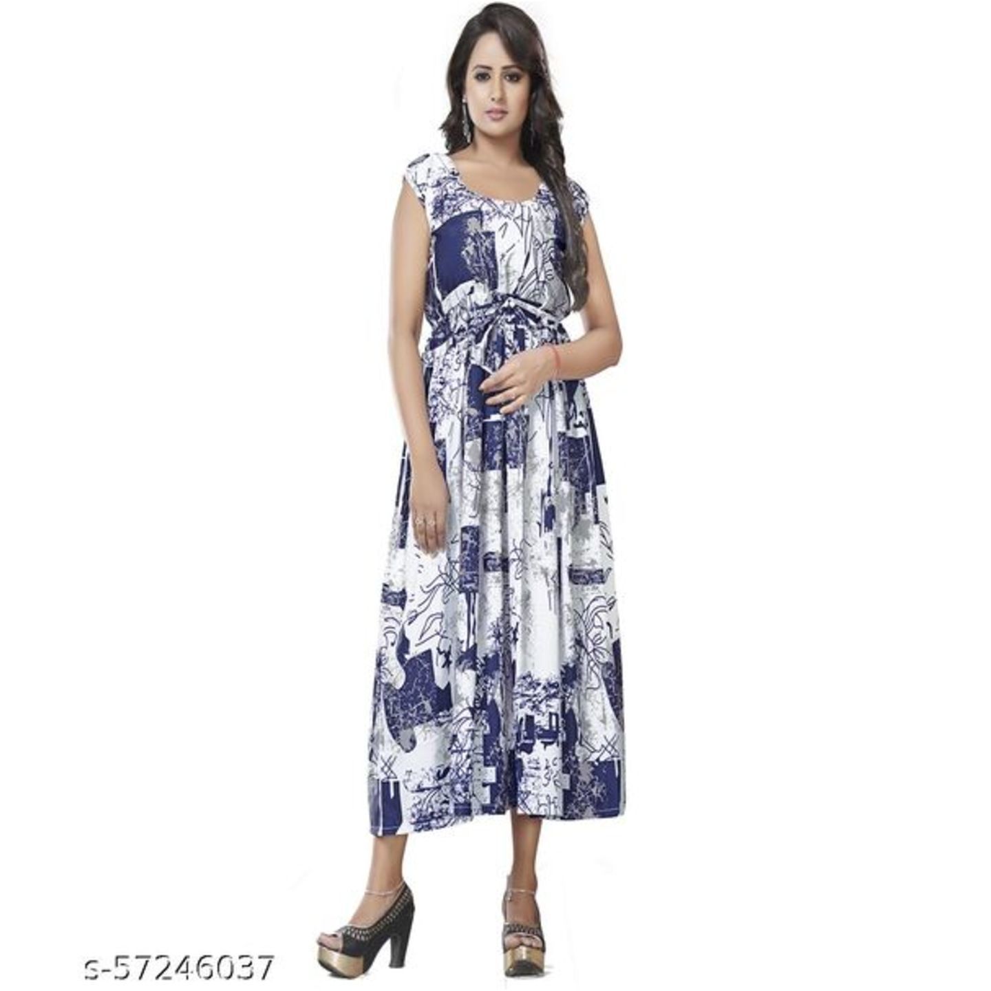 Ritsila Womne's Fit And Flare Fancy Western Cotton Dress