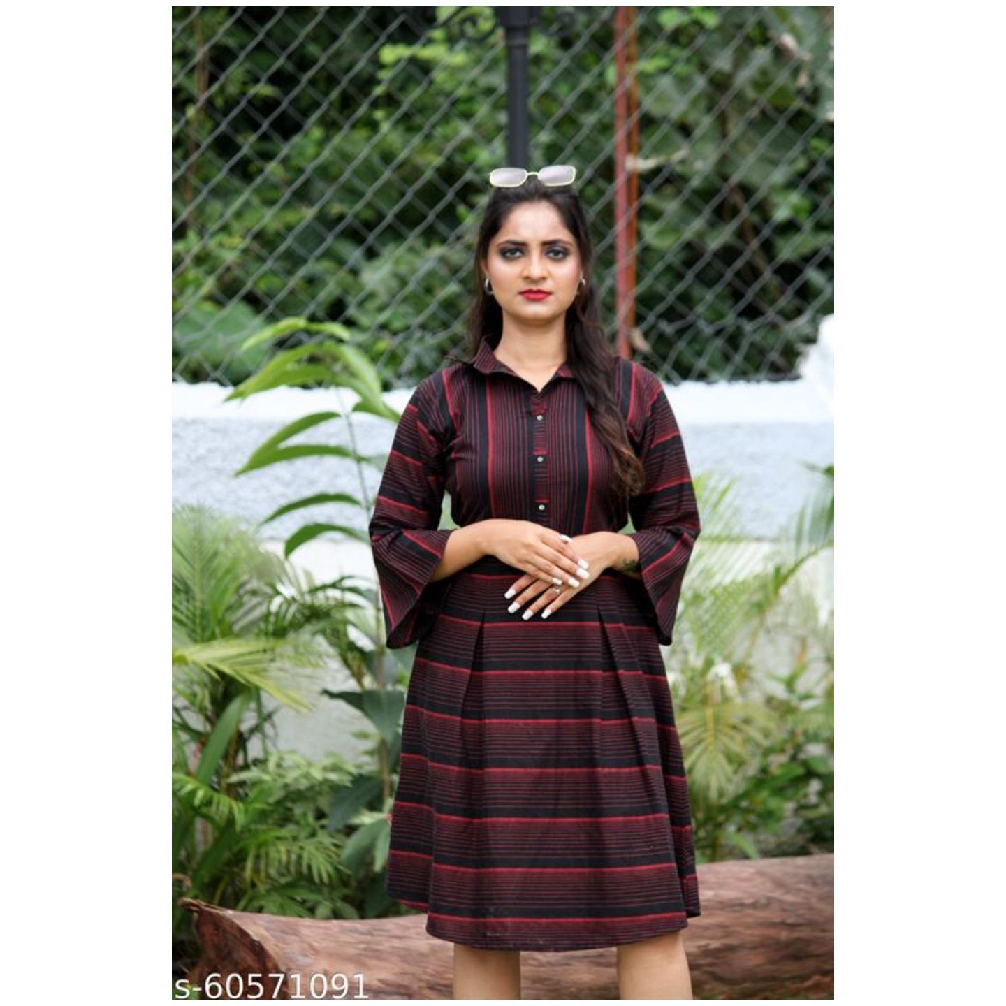 STYLISH COTTON PARTY WEAR DRESS