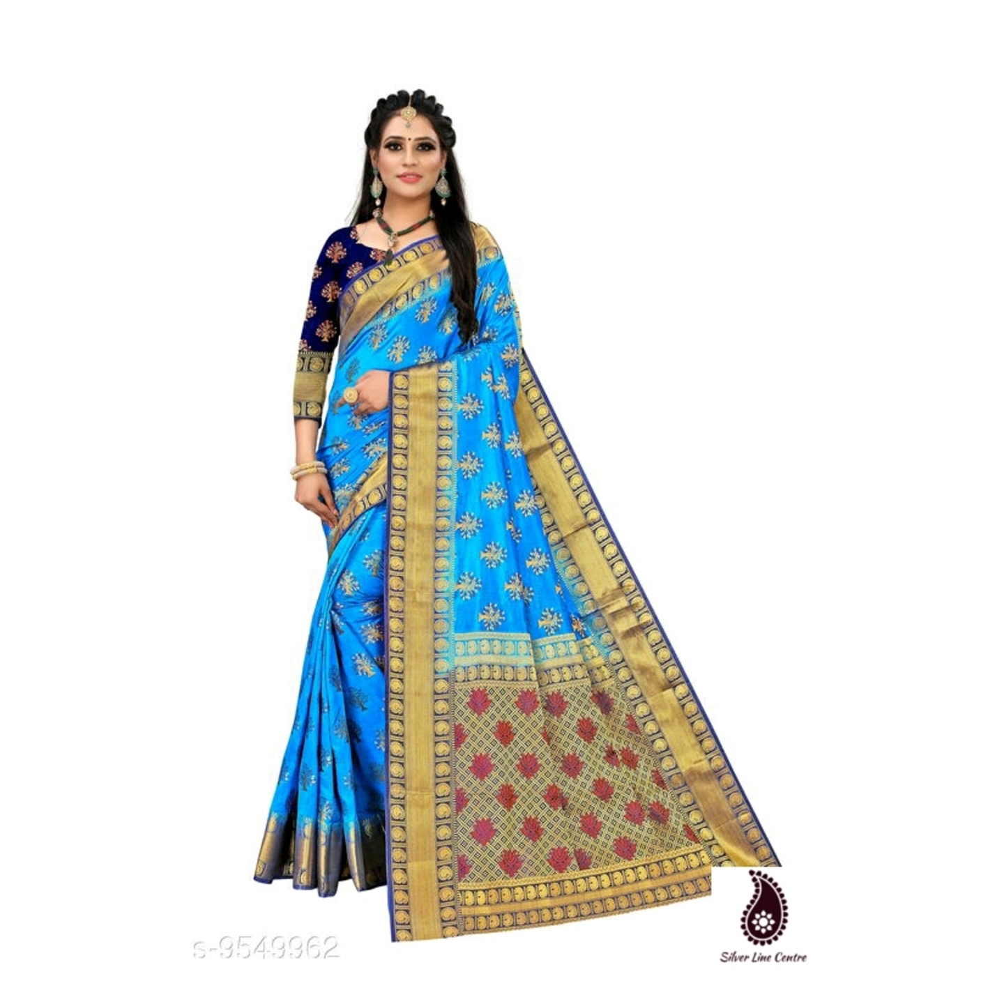 Women's Prm Self Design Banarsi Silk Saree