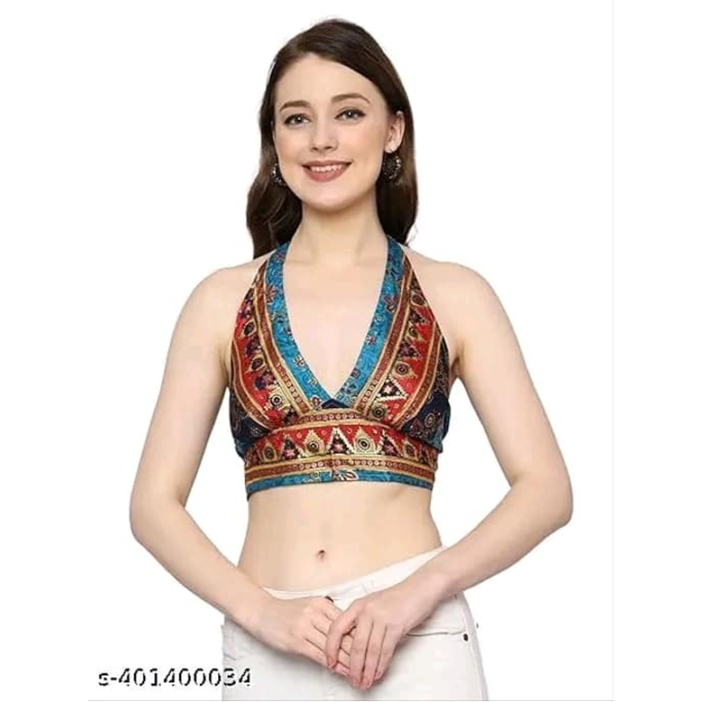 Urbane Modern Womens Halter Tops & Tunics-Gold Plated
