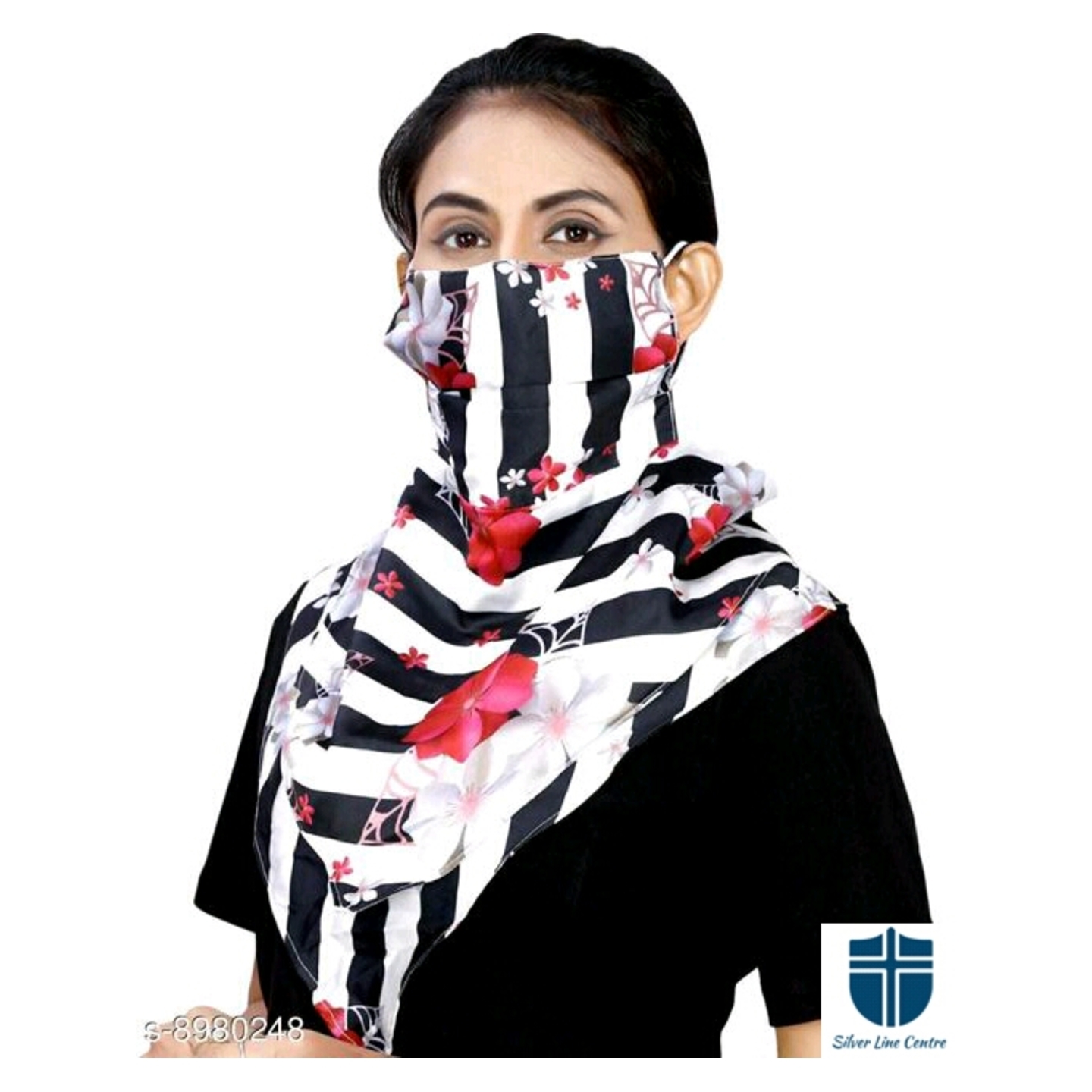 Voguish Stylish Pure Satin Heavy Digital Print Scaff