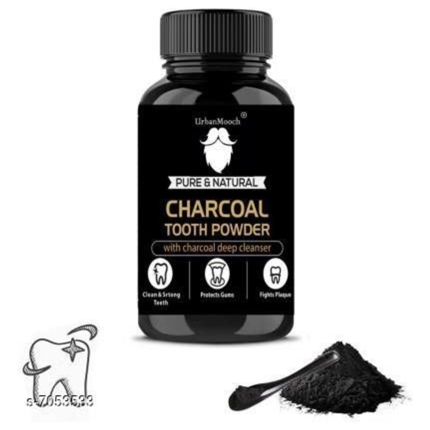 UrbanMooch Activated Charcoal Powder Teeth Whitening Powder (20 g) Size- 20 gm