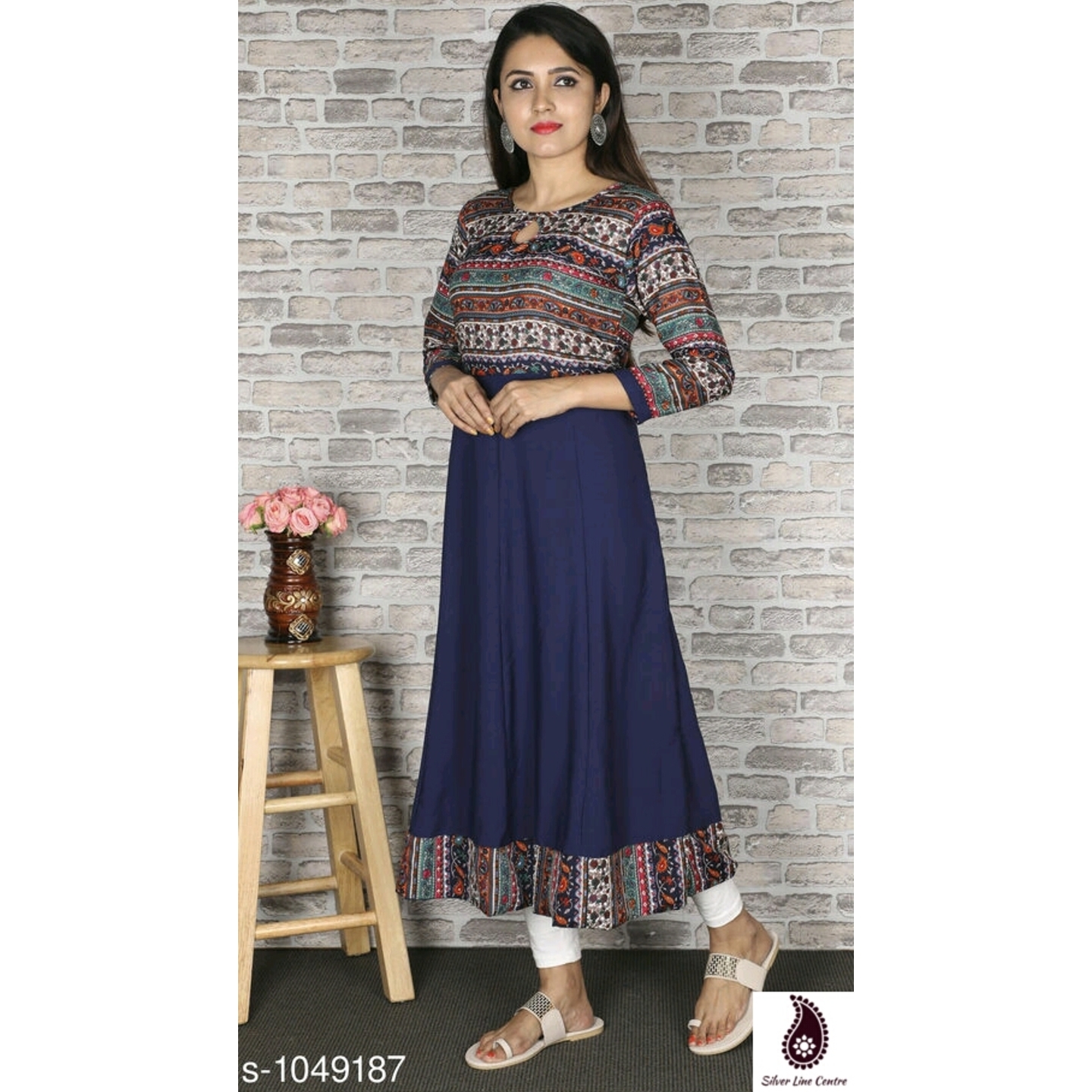 Women's Ethnic Motif Printed Kurti