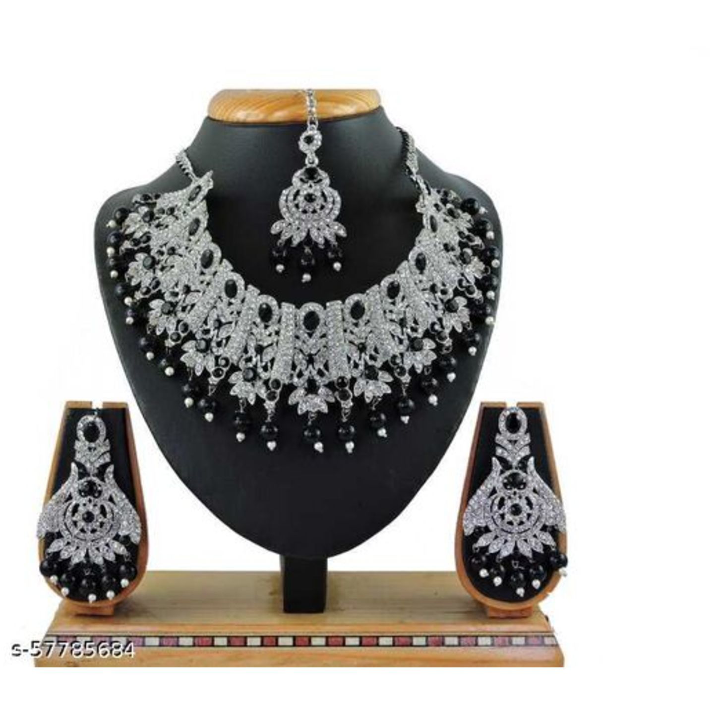 Alloy Gold-plated Jewel Set (Pink)