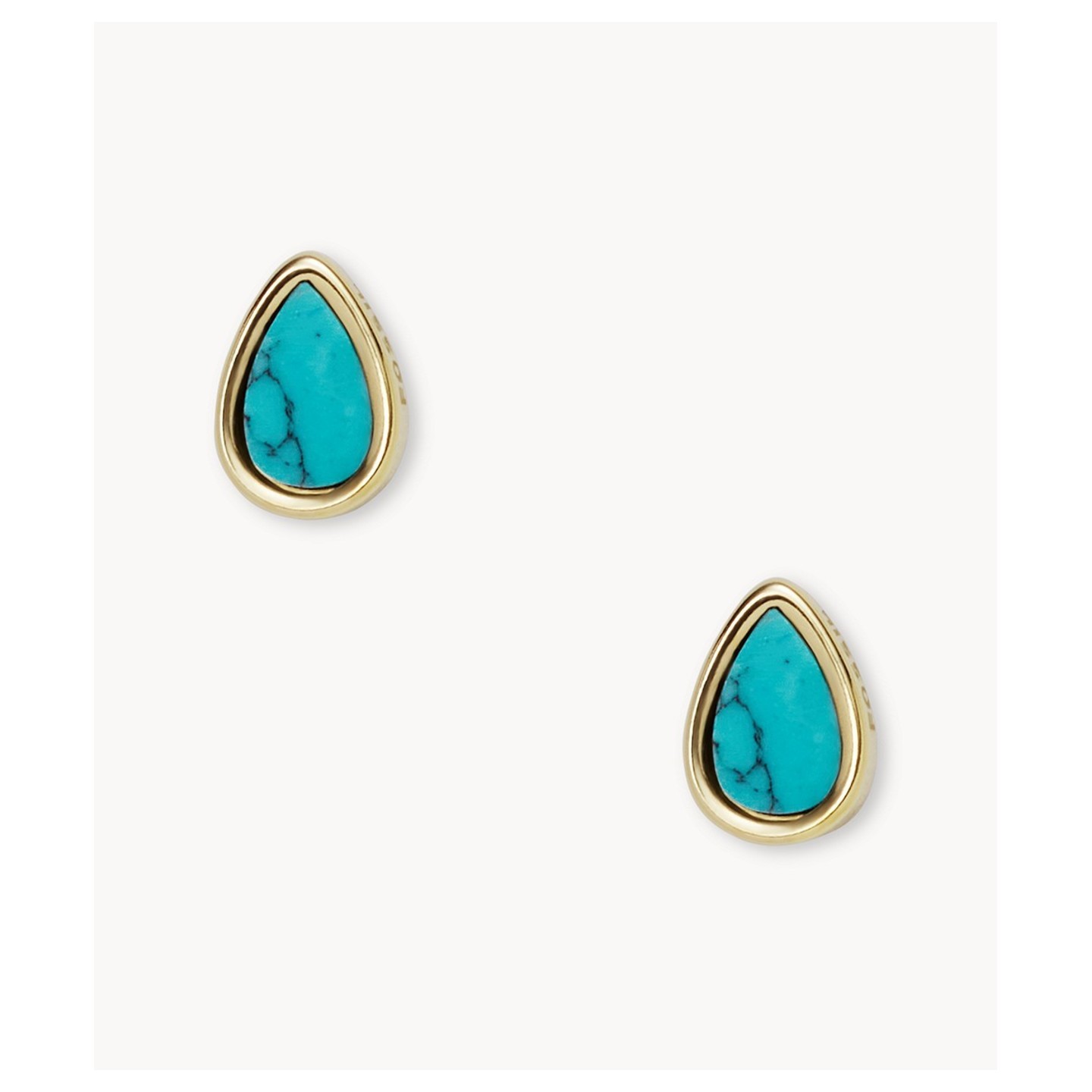 Tranquil Summer Turquoise Blue Stud Earrings