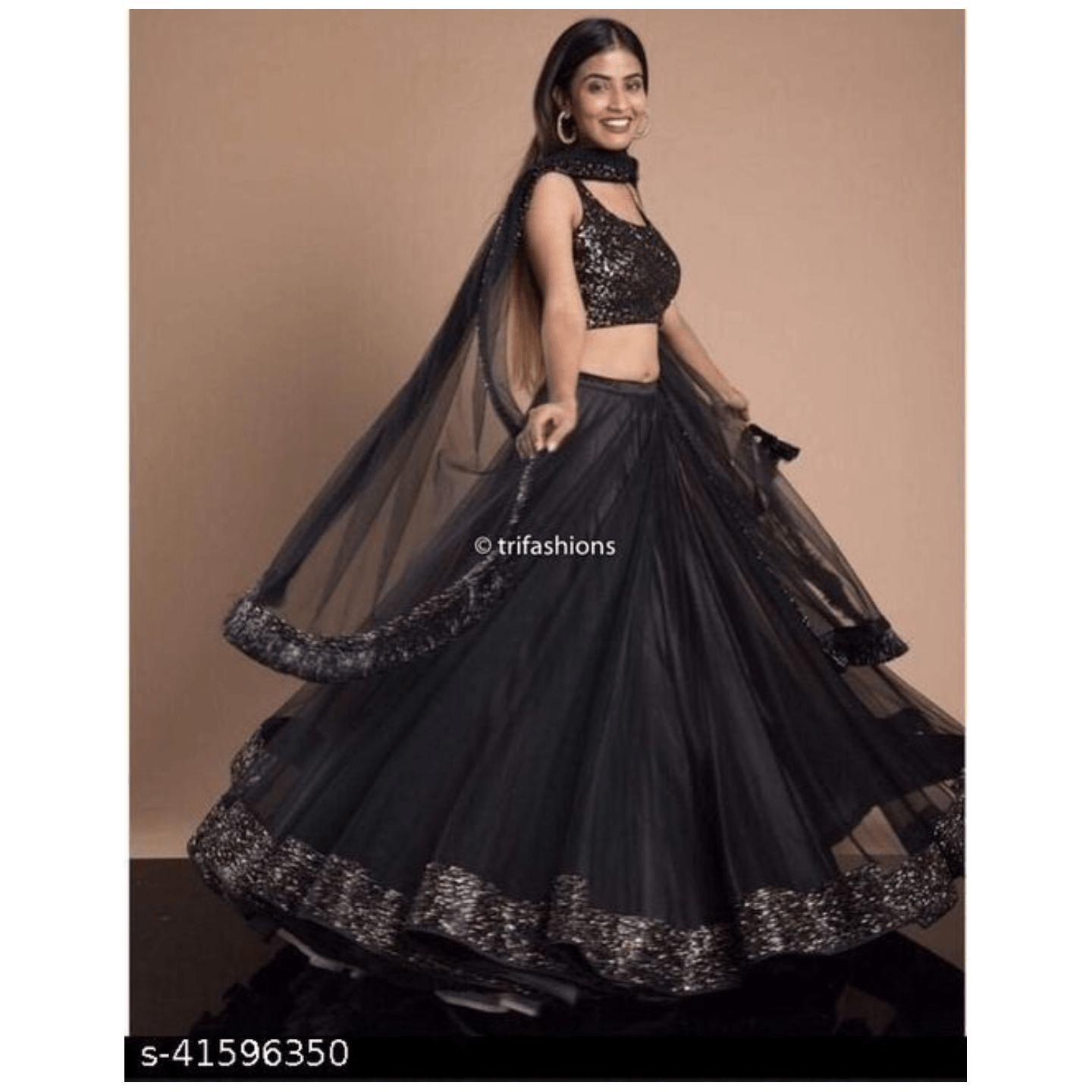 Alisha Attractive Women Lehenga- Free Size Semi Stitched