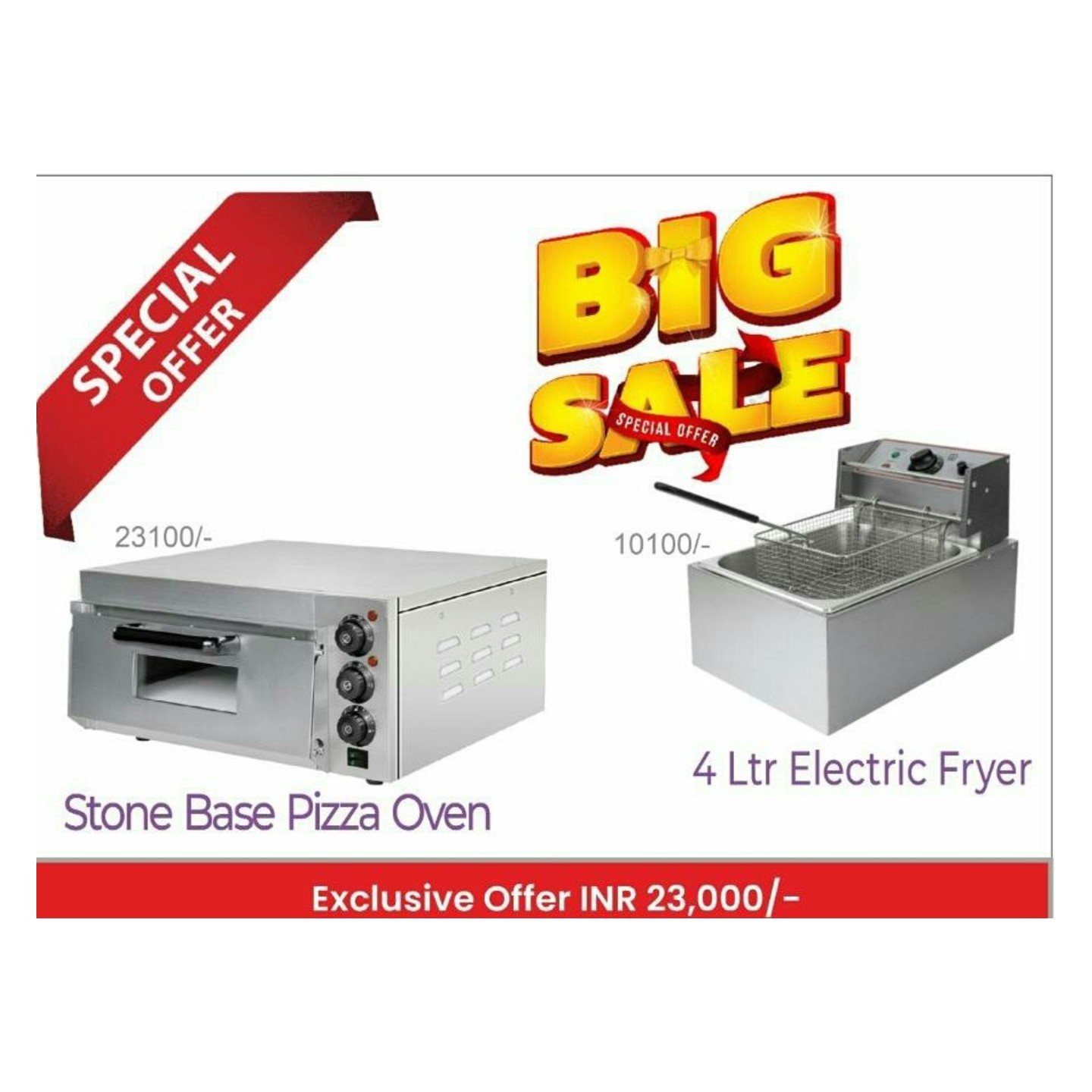 Commercial Micro Oven & Electric Fryer