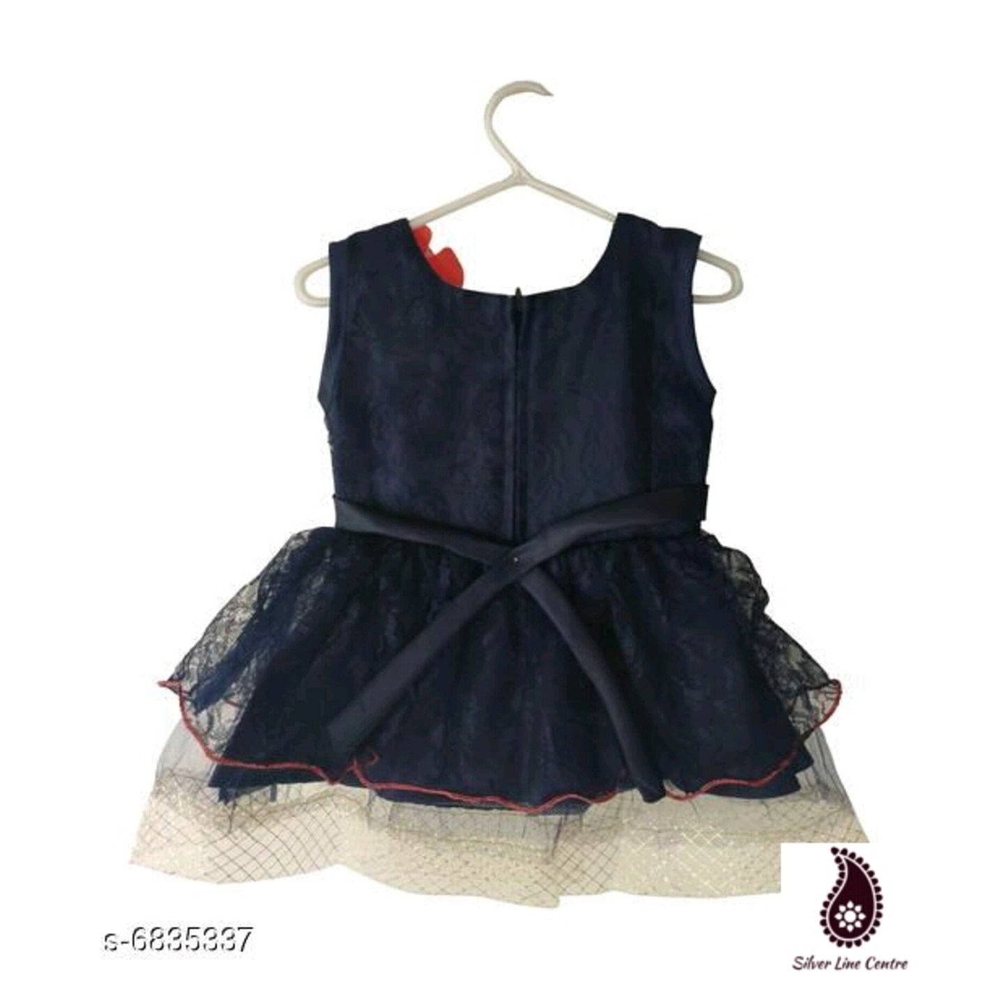 Elegant Silky Net Cotton Kid's Frocks