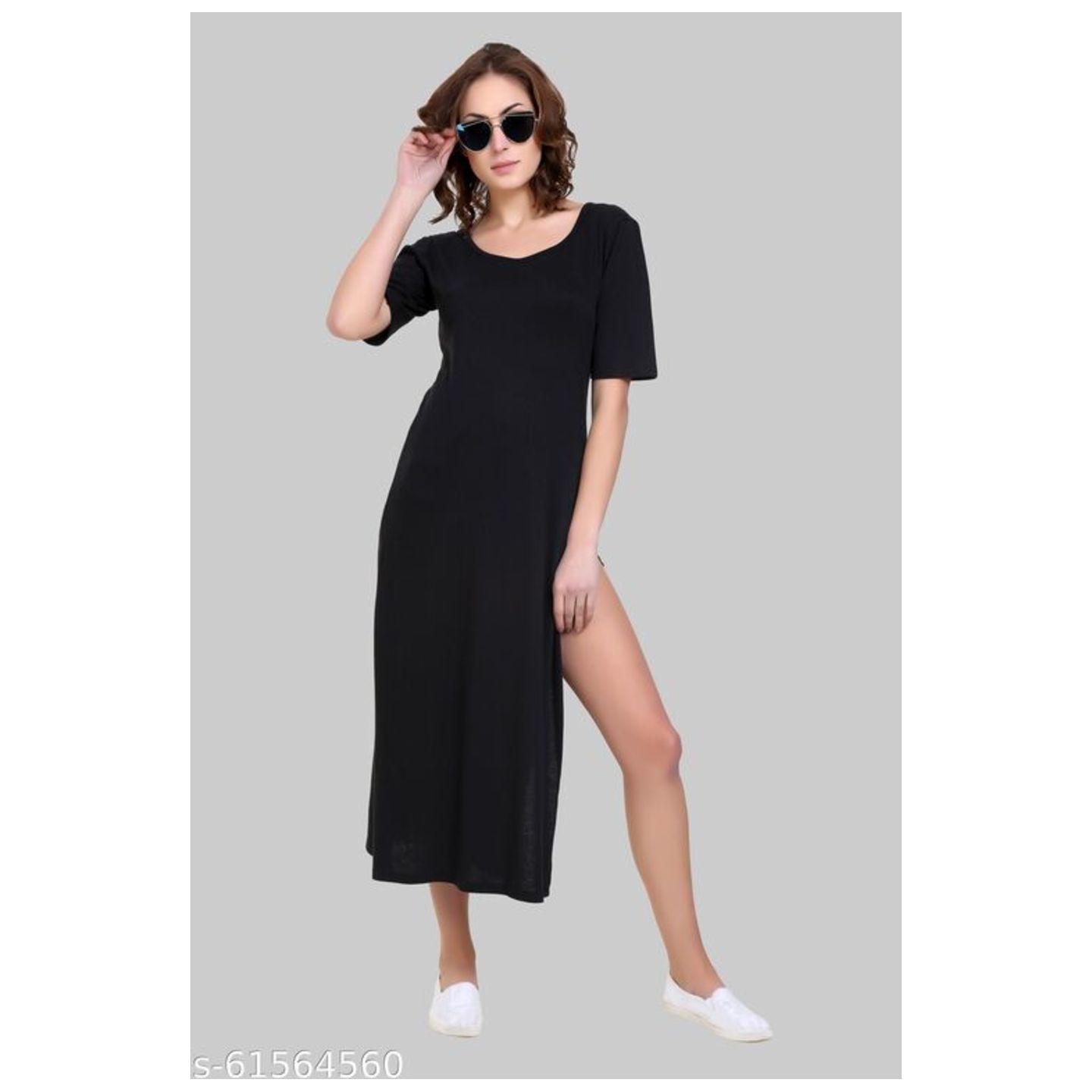 Casual Look with Knitted Grace Dress
