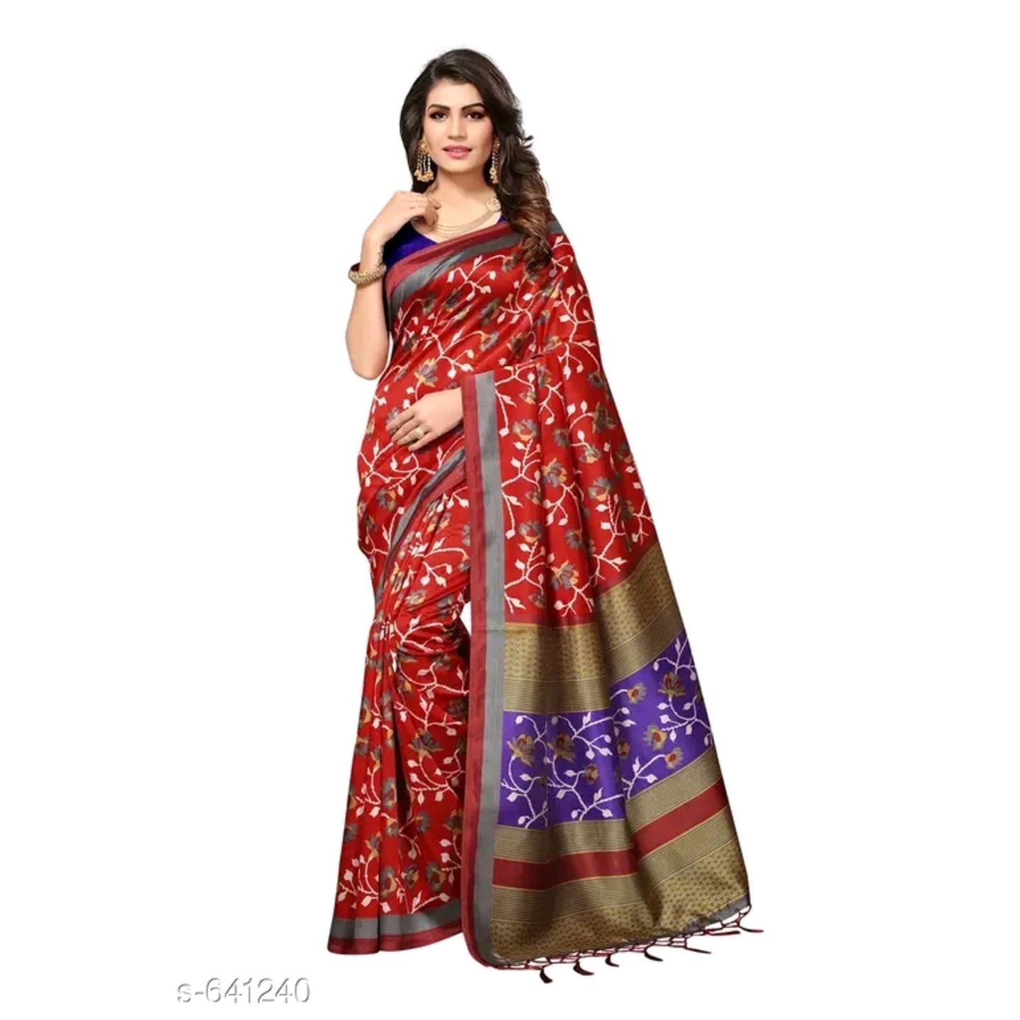 Alluring Fancy Art Silk Printed Sarees Vol 3* 