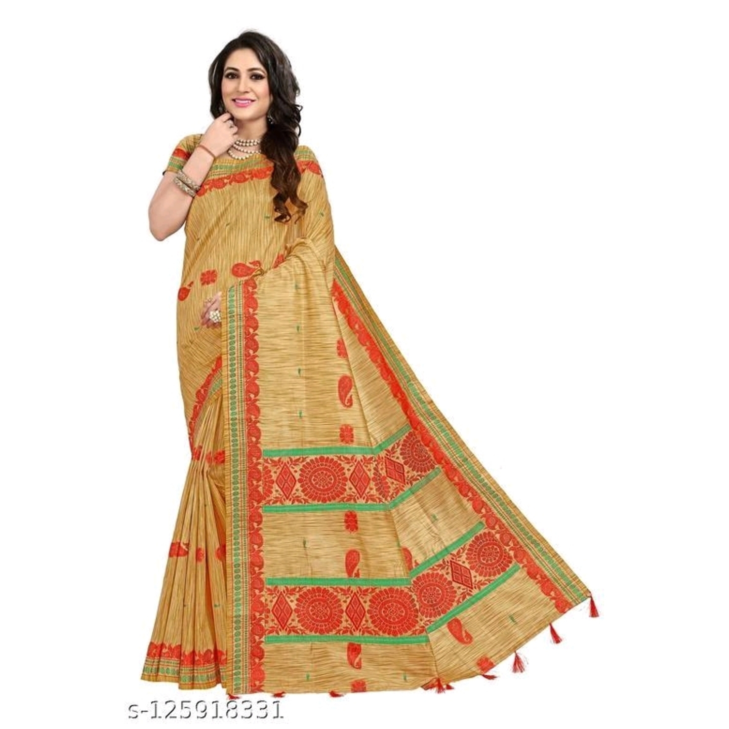 Elegant Muga Silk Saree