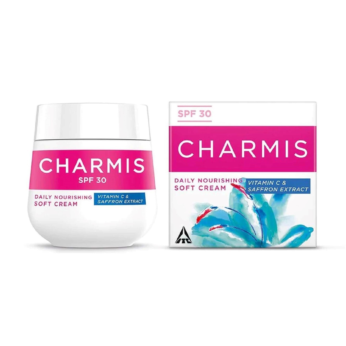 CHARMIS Charmis Daily Nourishing Soft Cream with Vitamin C, Saffron Extracts, and SPF 30 for glowing and moisturized skin, 200 ml