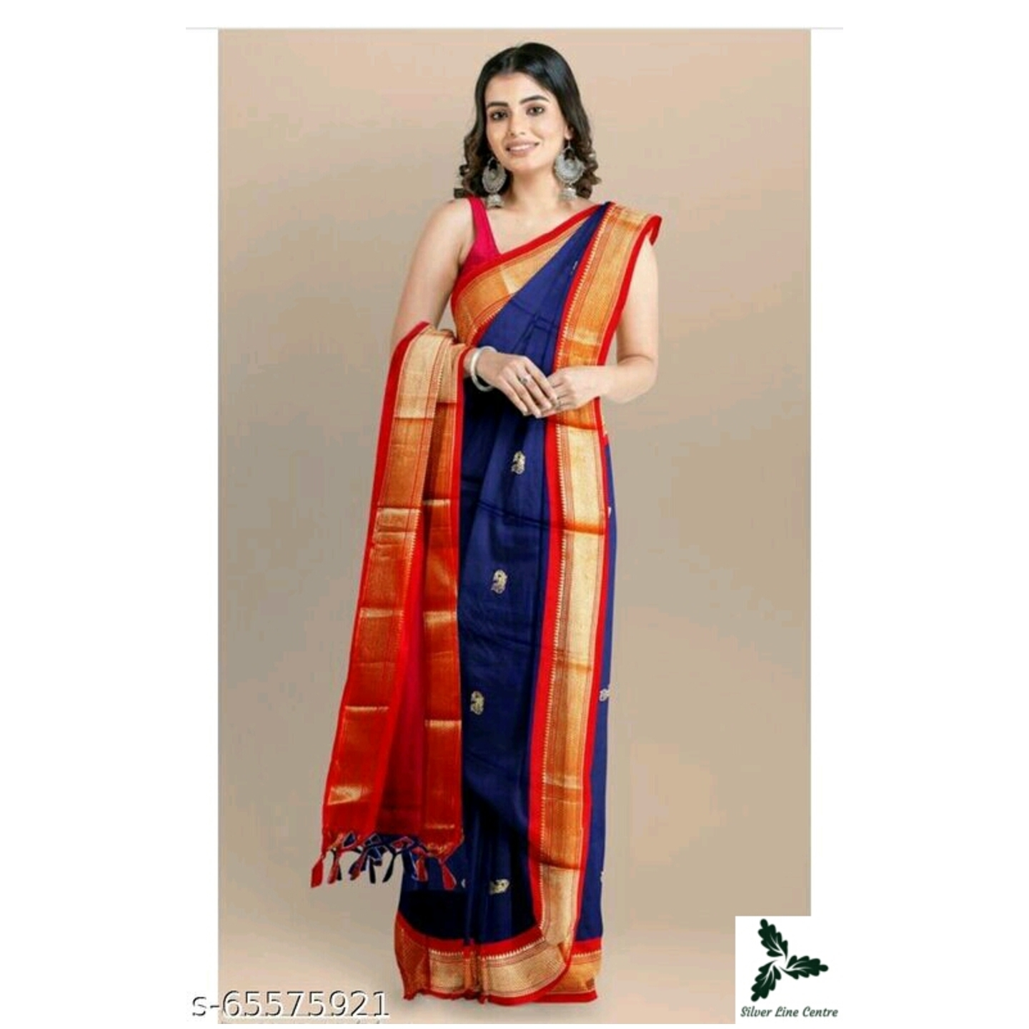 Traditional Cotton Silk Sarees* with Contrast Blouse Piece