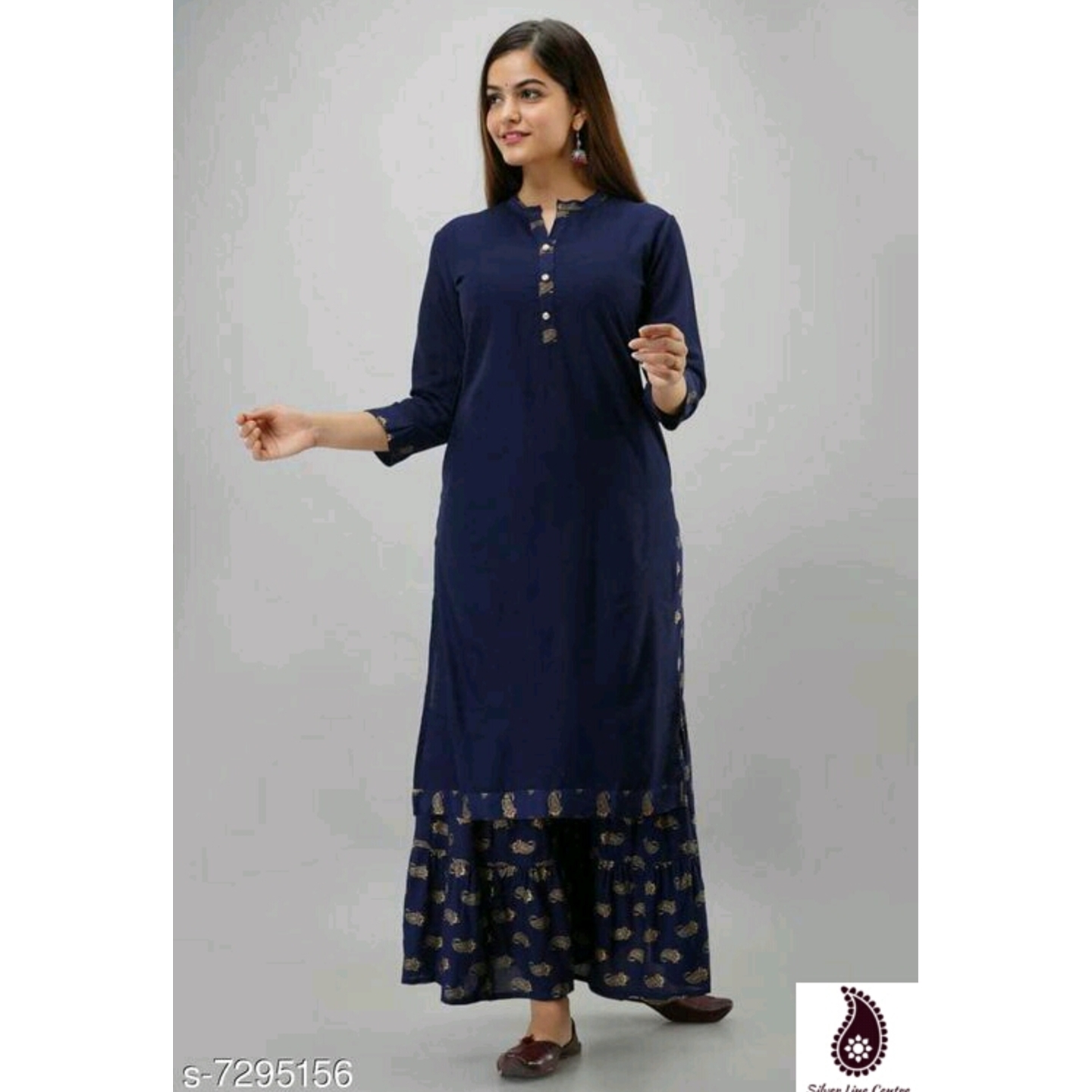 Petite Kurta Set With Sharara