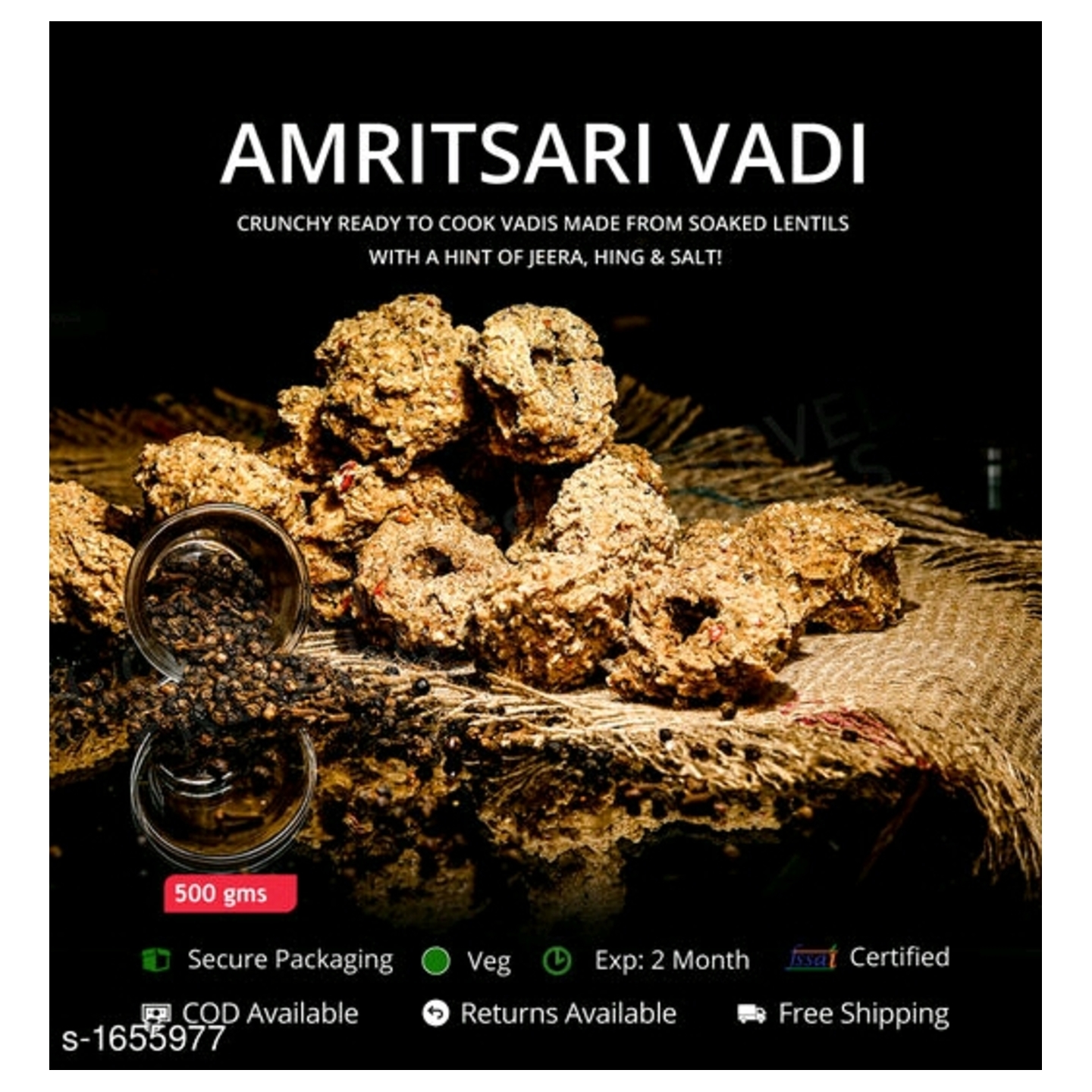 Amritsari Crunchy Vadis 500 gm