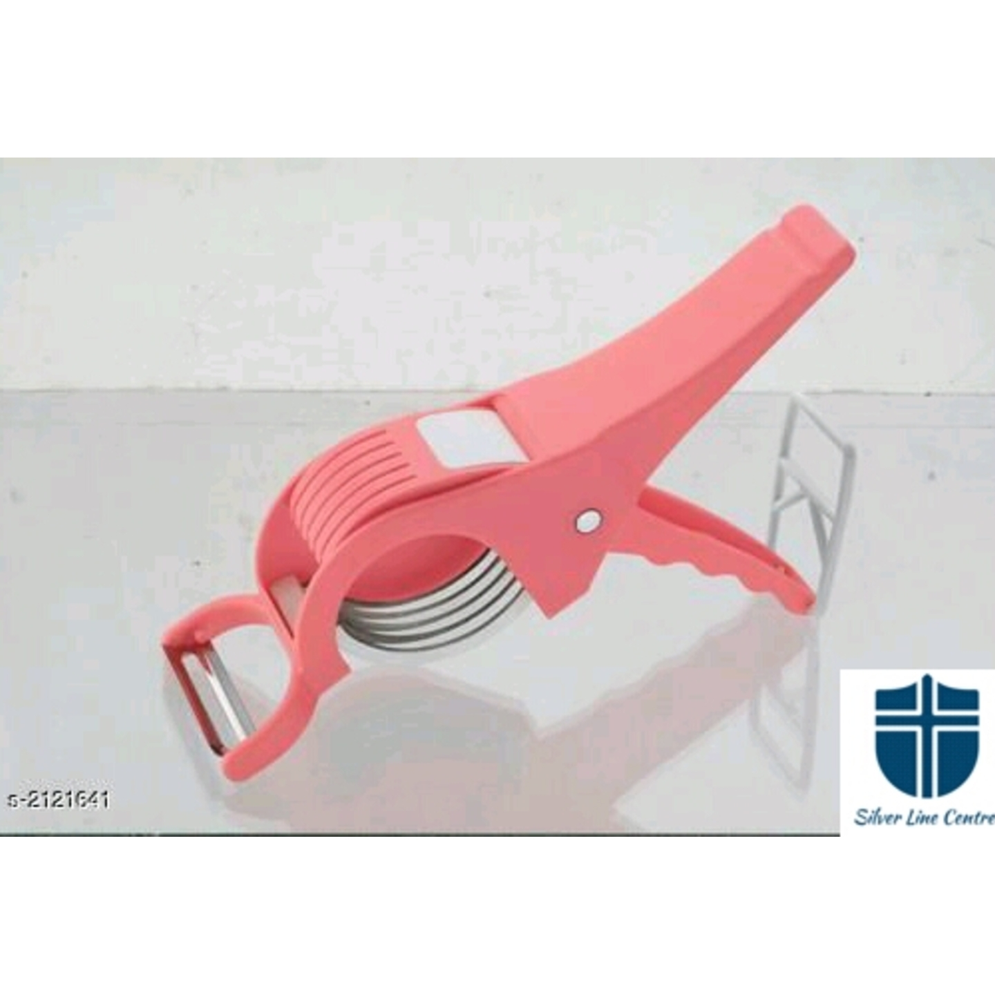 Veg Cutter with Peeler Stainless Steel & Plastic