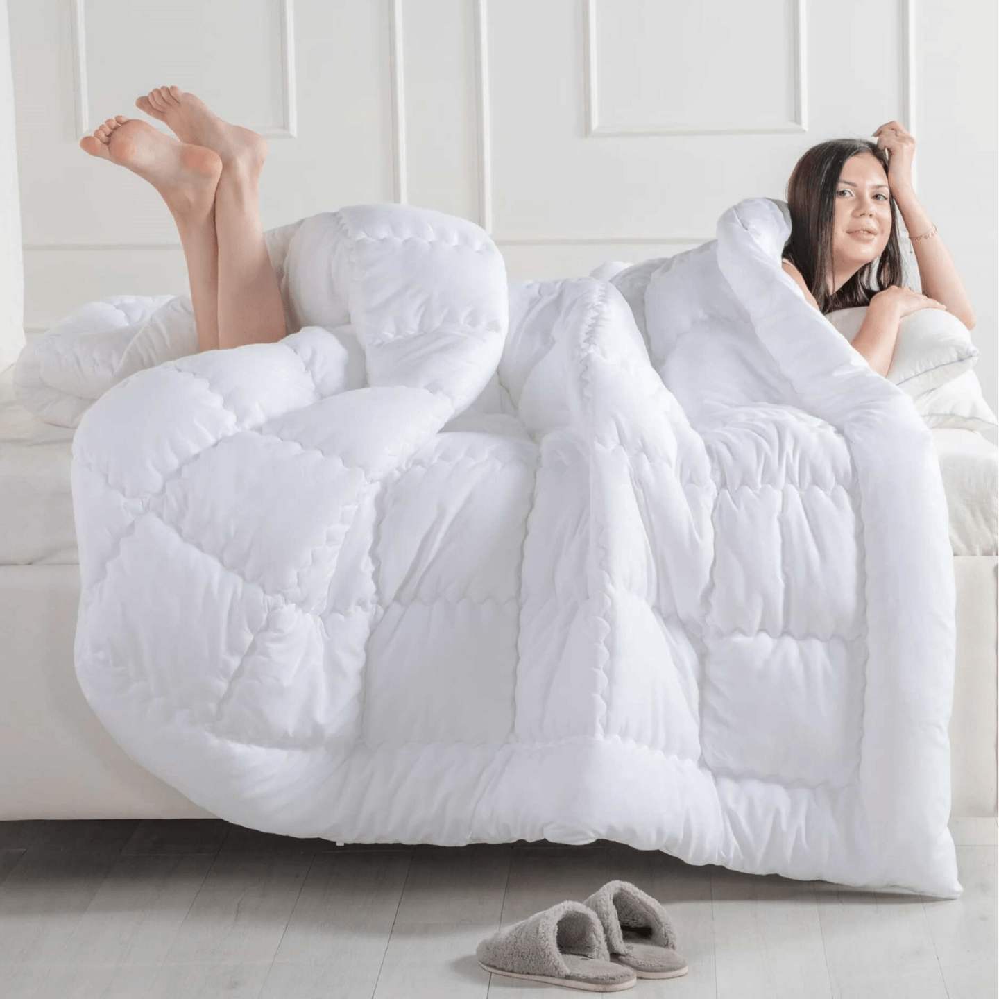 REAL ALOE VERA GEL-COATED PREMIUM ULTRA-SOFT SUMMER QUILT