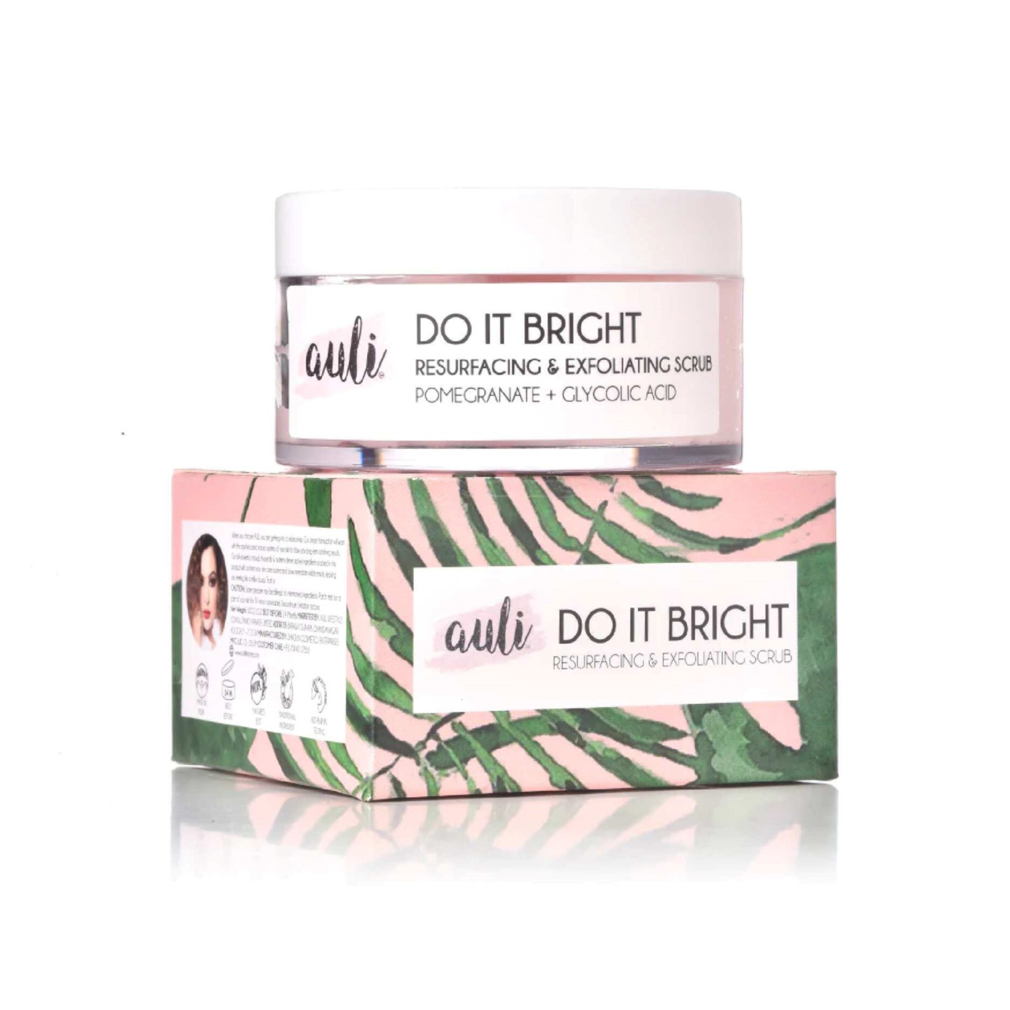 AULI DO IT BRIGHT - AHA 5% EXFOLIATING FACE SCRUB - 50 GM 