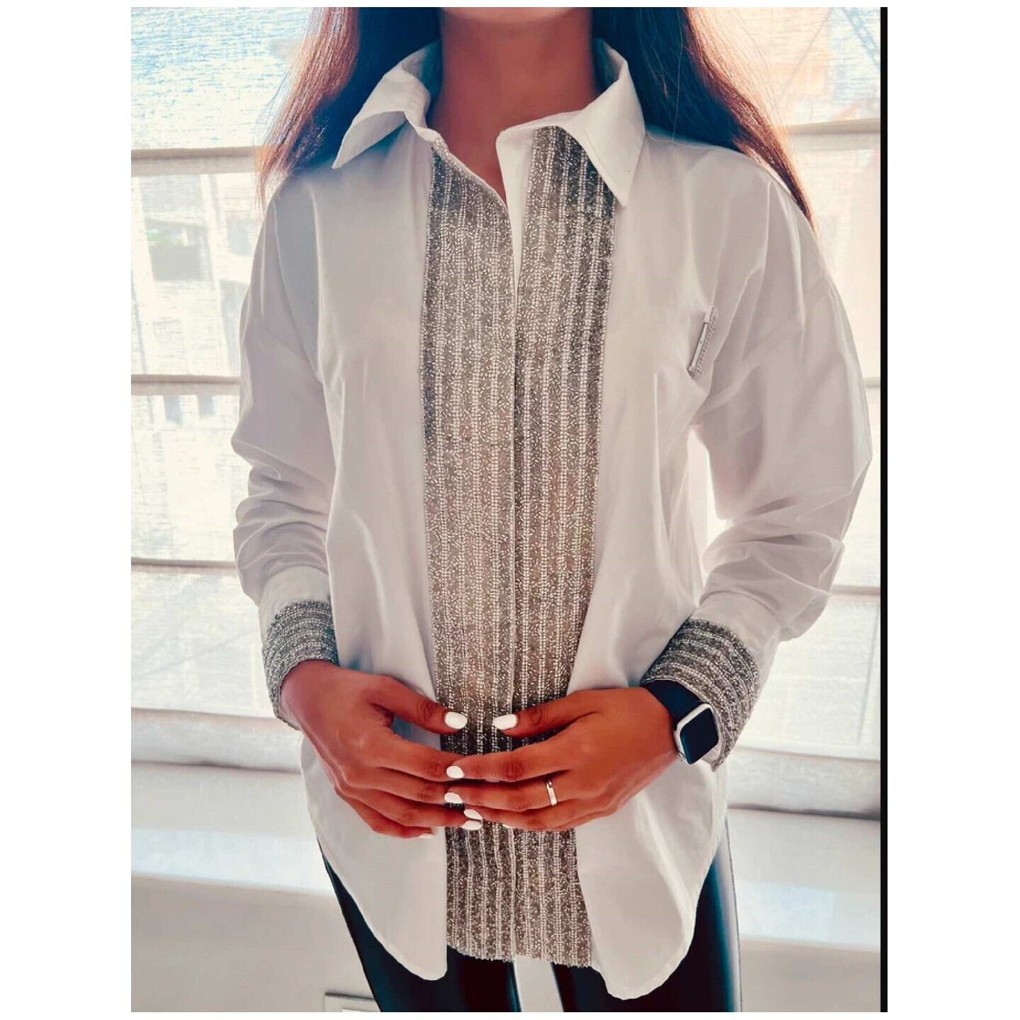 Silver Lining White Personalised Shirt