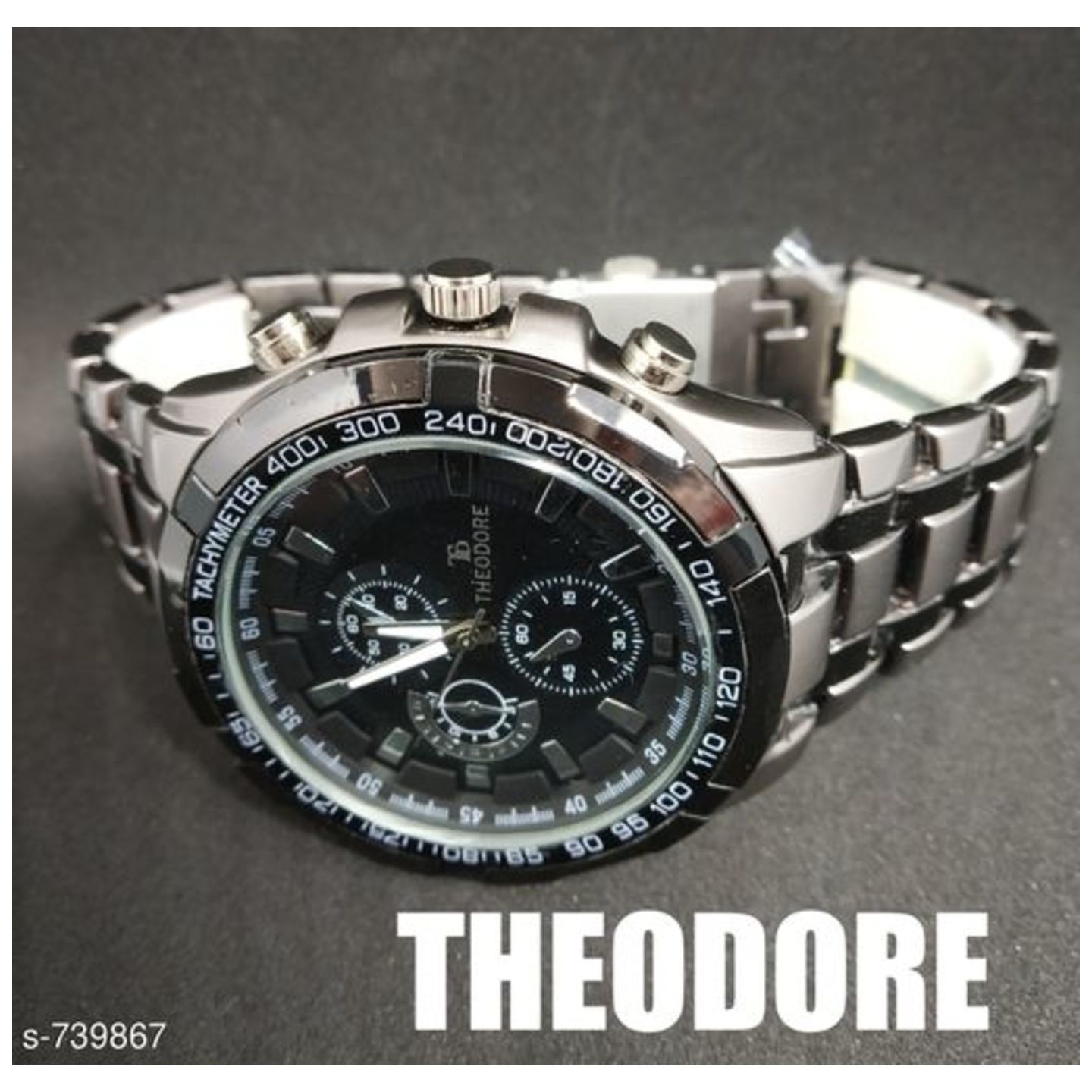 Trendy Metal Wrist Watch