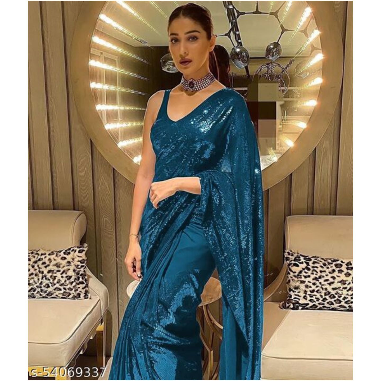 BLUSEQ  saree